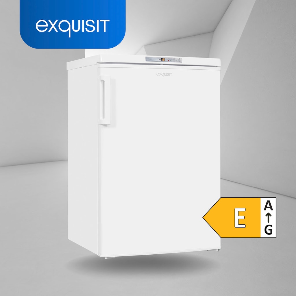 exquisit Gefrierschrank »GS80-HE-040E«, 85,5 cm hoch, 55 cm breit