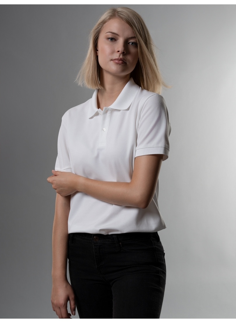 Trigema Poloshirt »TRIGEMA Slim Fit Poloshirt aus DELUXE-Piqué«, (1 tlg.)