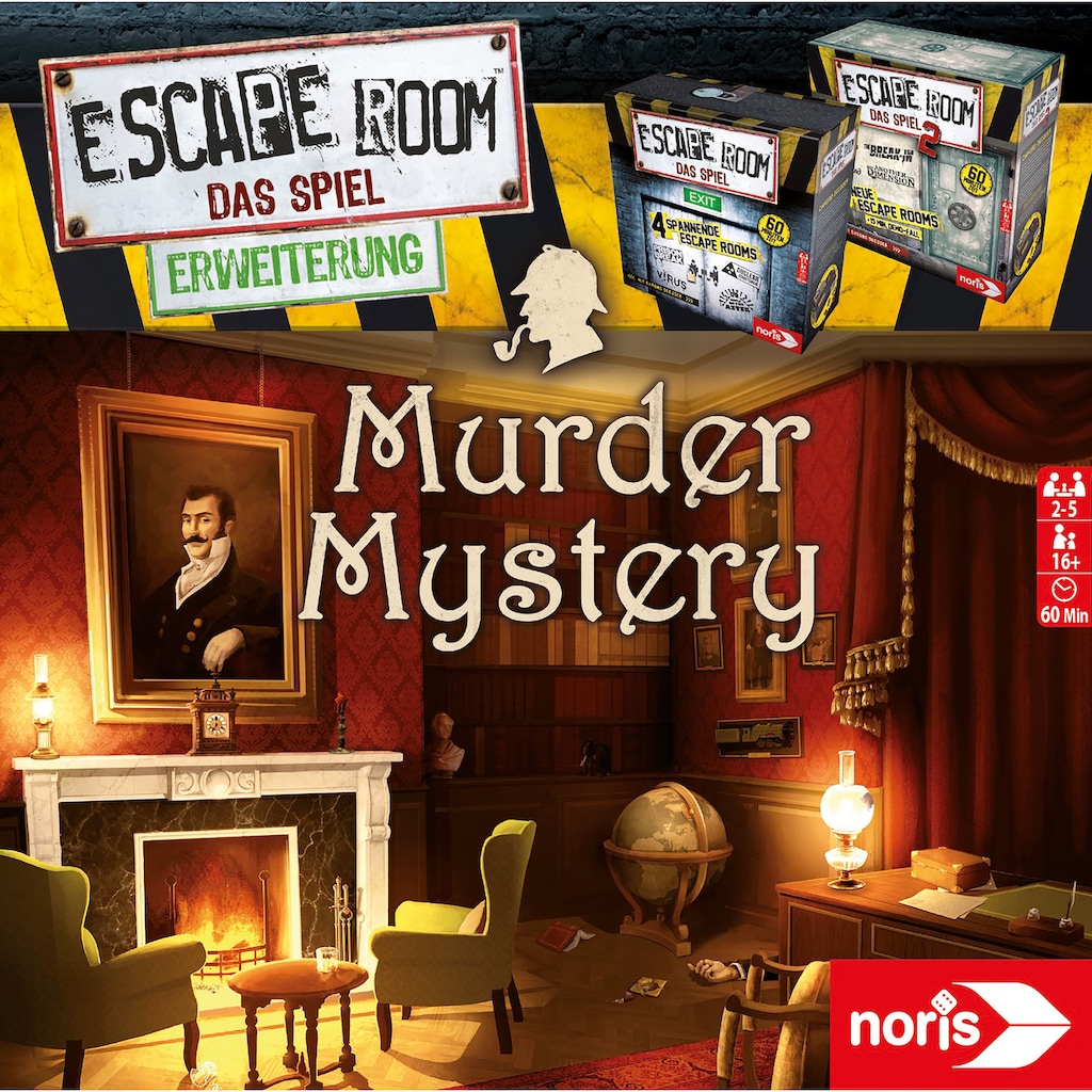 Noris Spiel »Erweiterungsspiel, Escape Room: Murder Mystery«