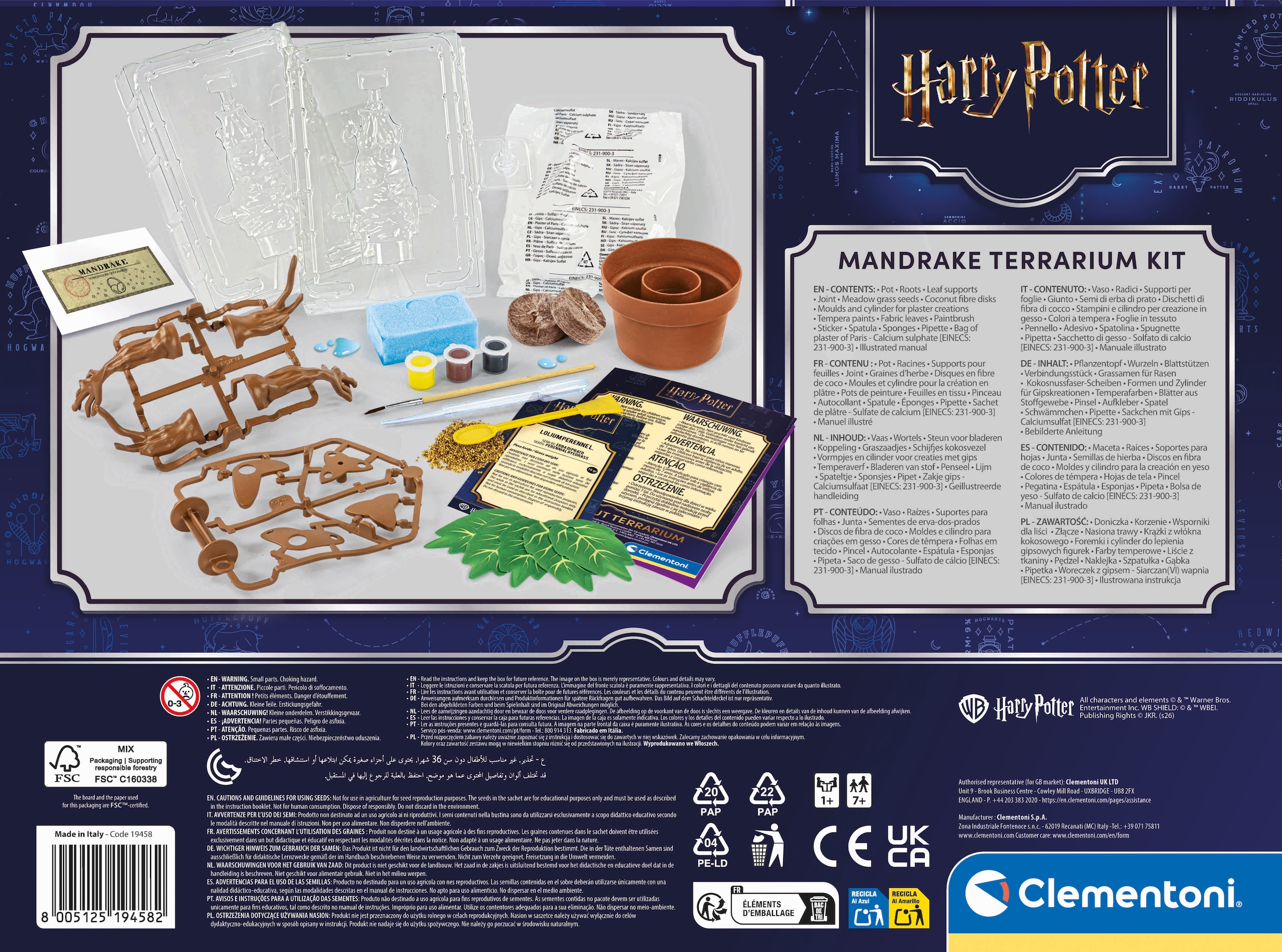 Clementoni® Experimentierkasten »Harry Potter - Alraune« Made in Europe