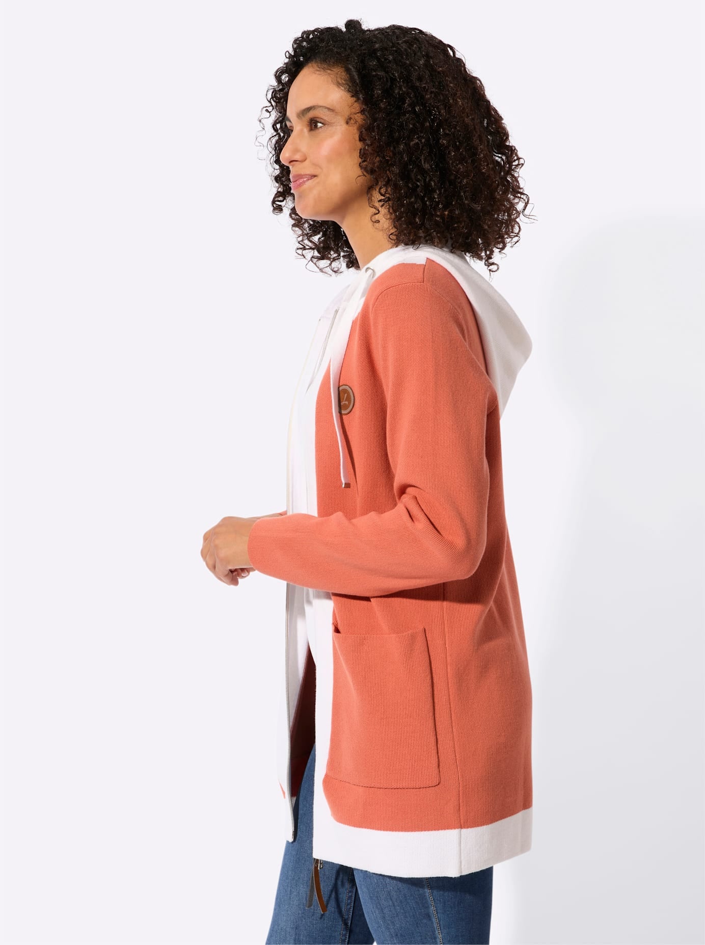 Casual Looks Longstrickjacke