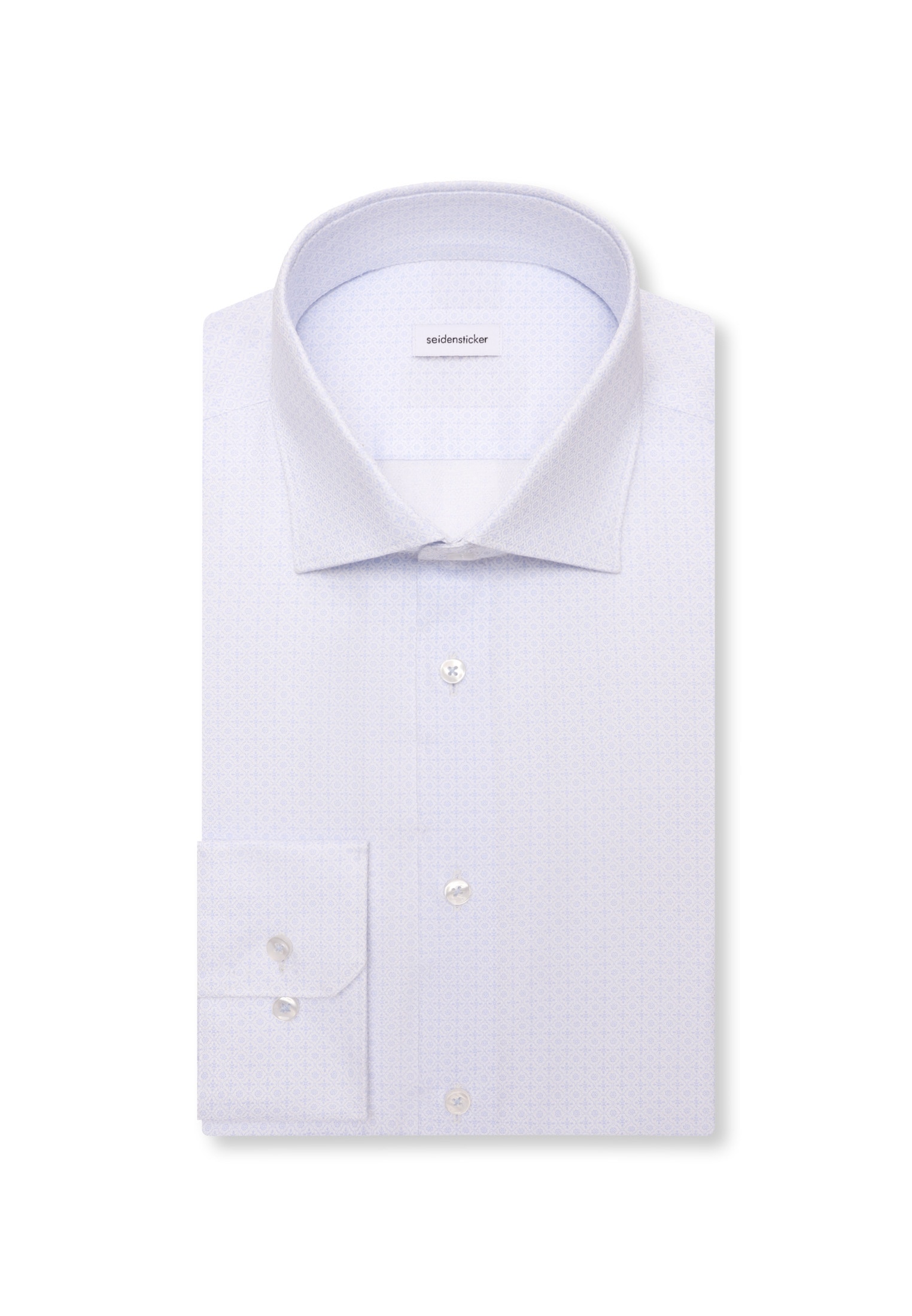 seidensticker Businesshemd »Schwarze Rose« Slim 1/1 Kentkragen Druck