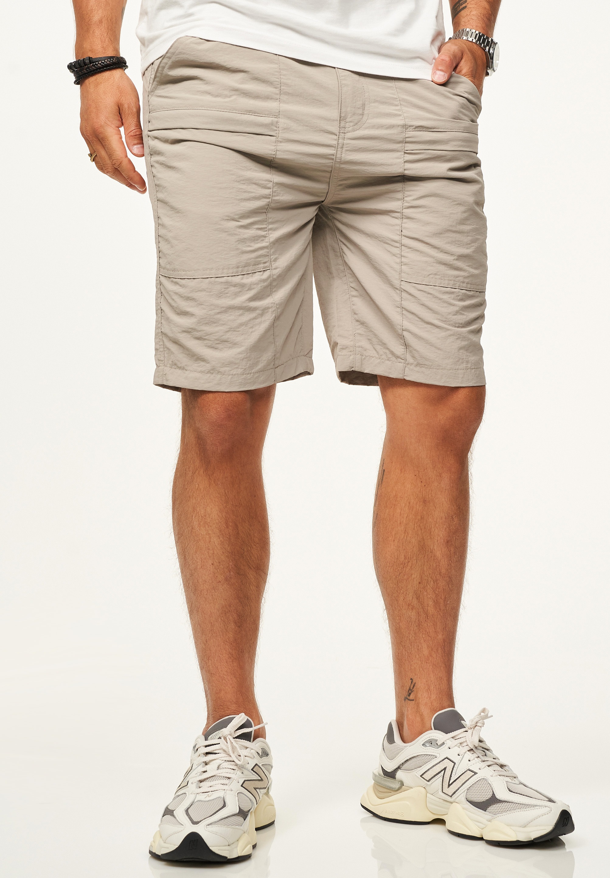 SOULSTAR Trekkingshorts »SOULSTAR Trekkingshorts aus 100% Nylon - Leichte Trekkingshorts für Herren«  Kurze Hose Sporthose mit elastischem Bund als Funktionsshorts