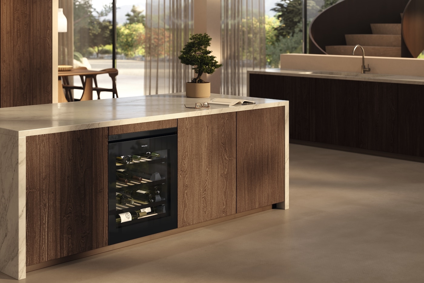 Miele Unterbauweintemperierschrank »KWTUS 7074 F«, für 32 St. Standardflaschen á 075l