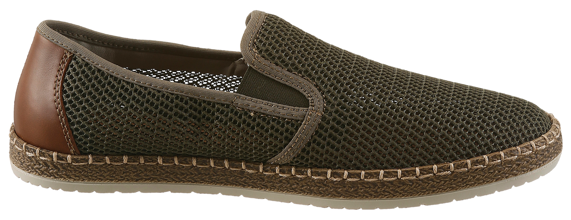 Rieker Espadrille  mit luftdurchlässiger Perforation