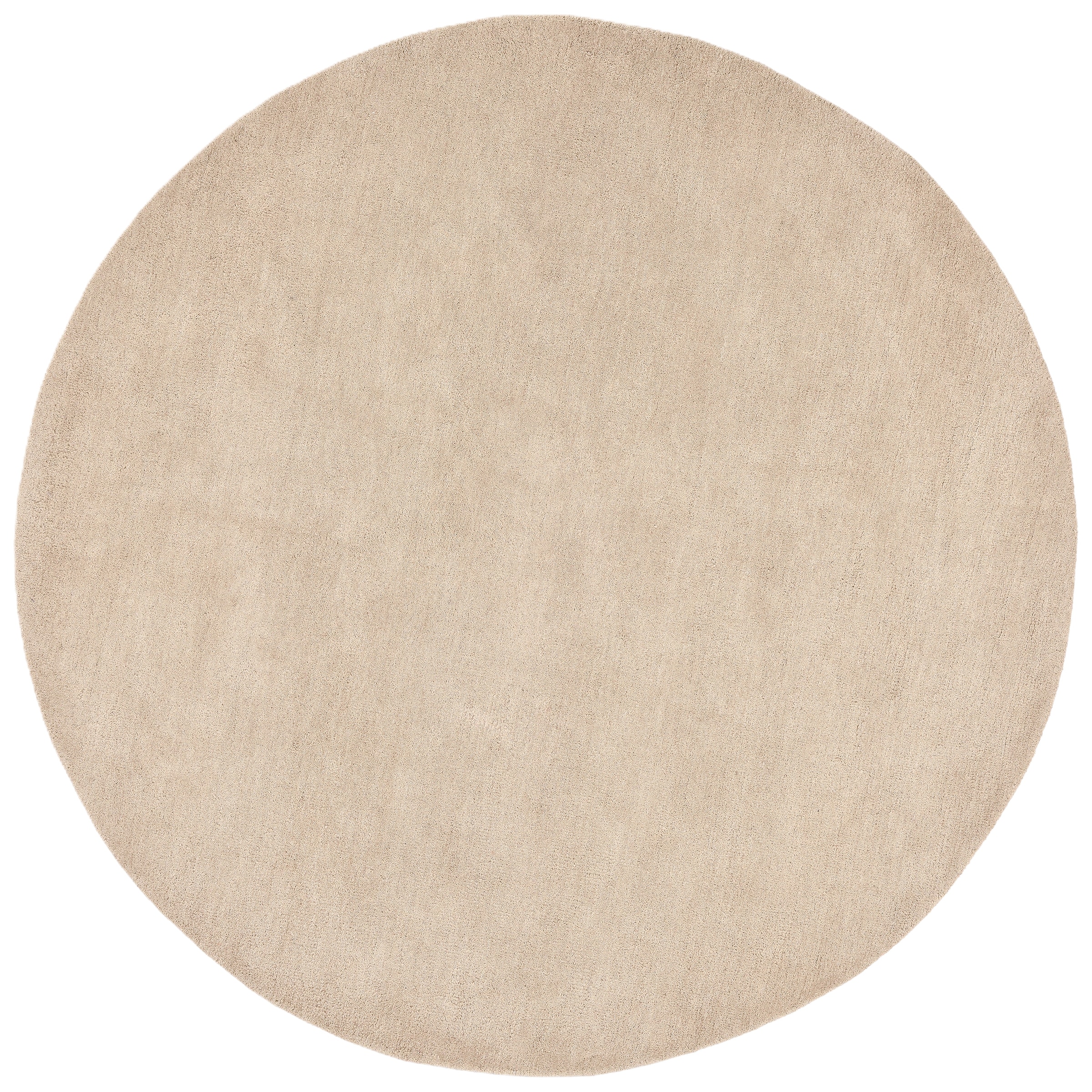 my home Wollteppich »Gabbo Natur, Handgefertigt, Teppich, reine Wolle, meliert« rund 14 mm Höhe besonders weich und dicht
