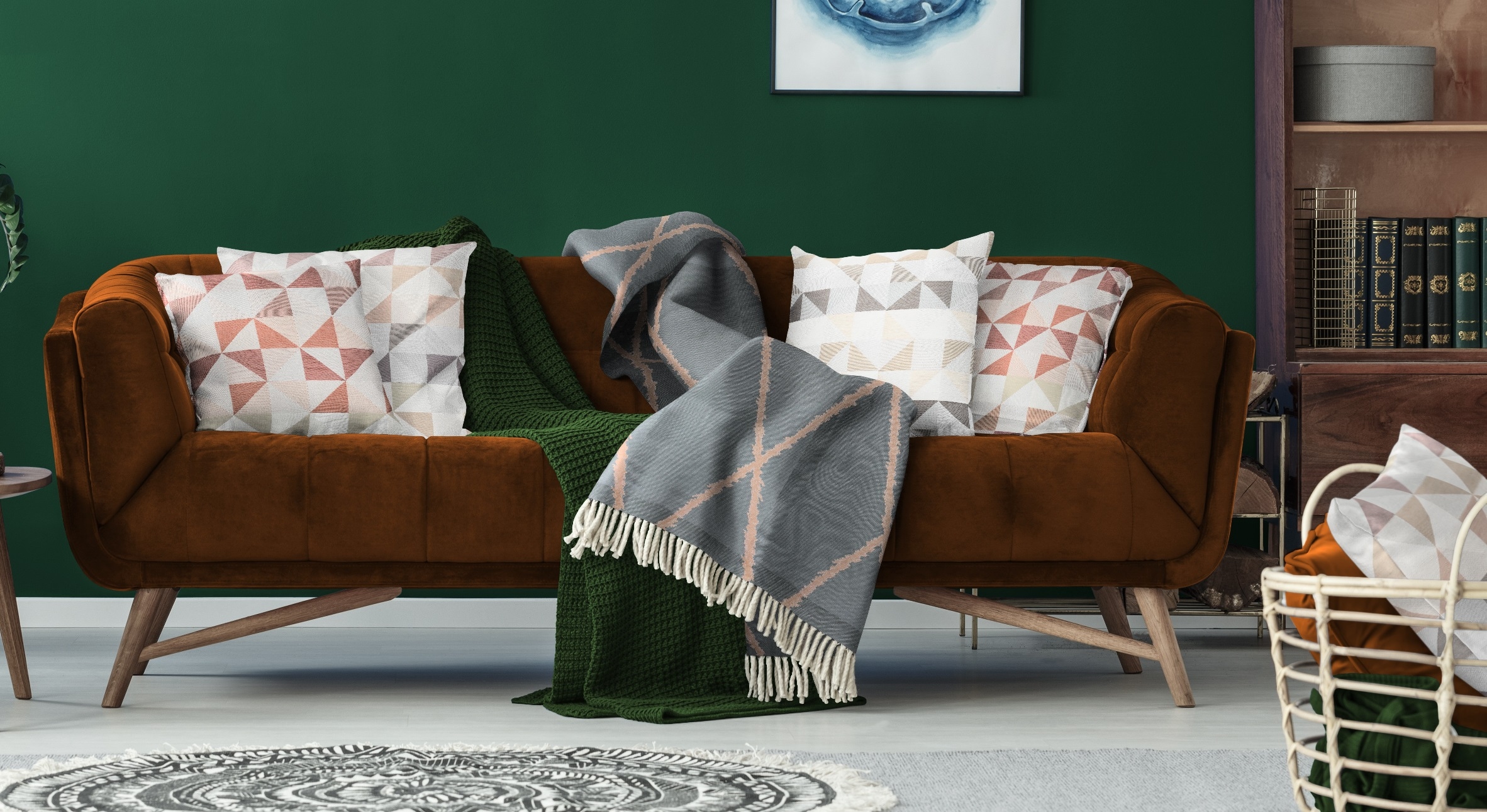 Wirth Dekokissen »Berlare« Kissenhülle ohne Füllung, 2 Stück