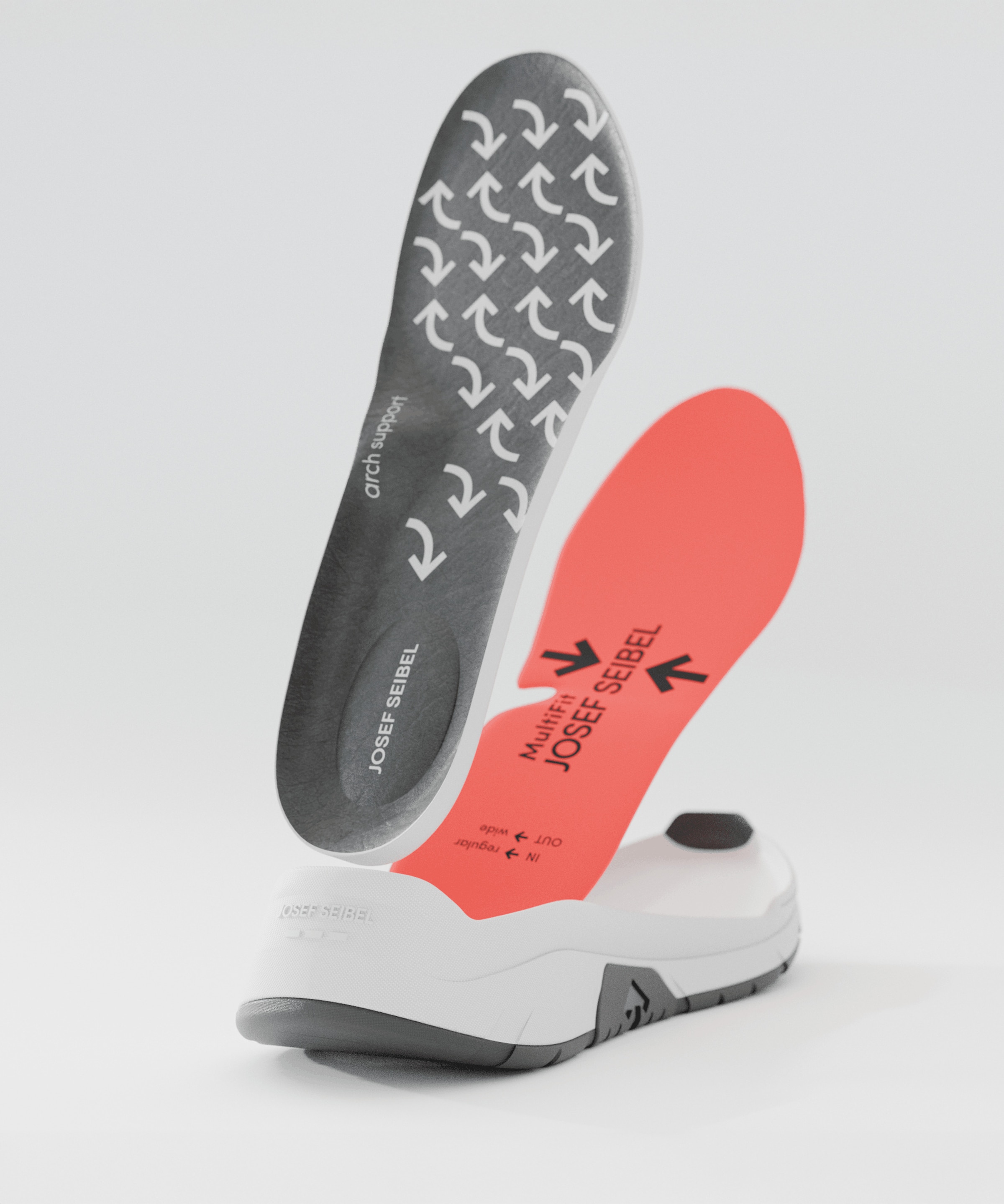 Josef Seibel Sneaker »Mitchell 15, weiss-grau«