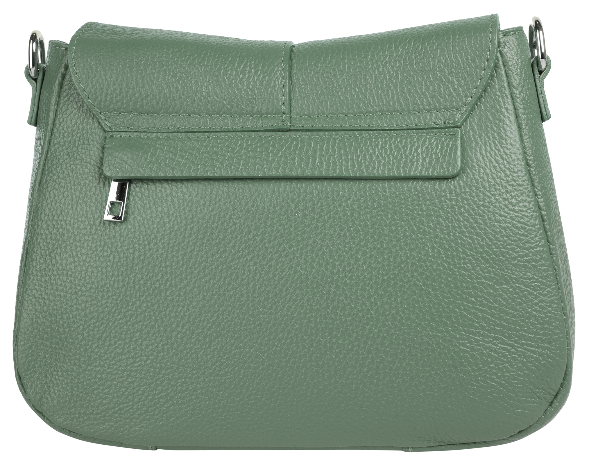 Cluty Umhängetasche, echt Leder, Made in Italy