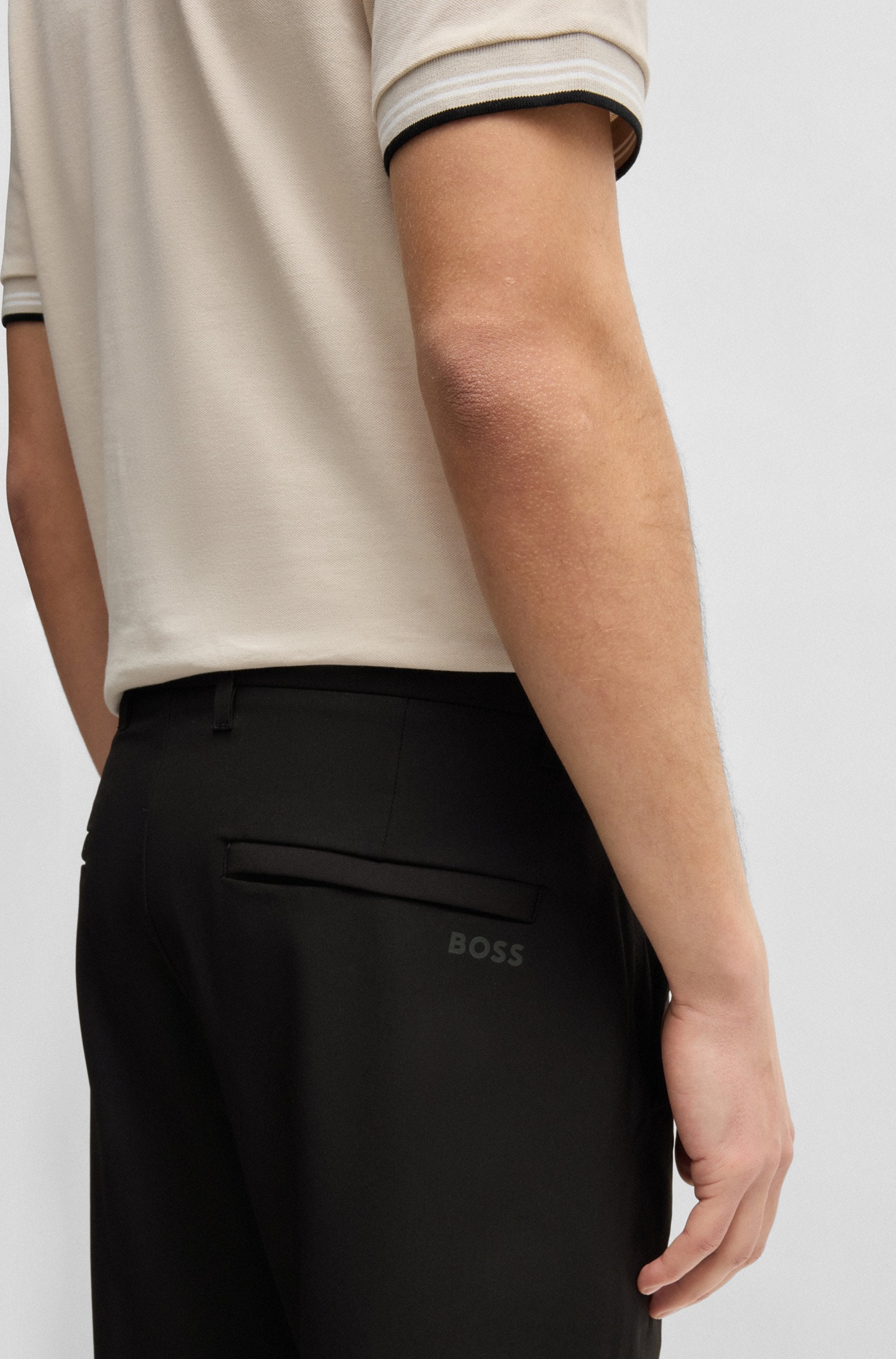 BOSS GREEN Stretch-Hose »T Commuter-Slim«, in schmaler Passform