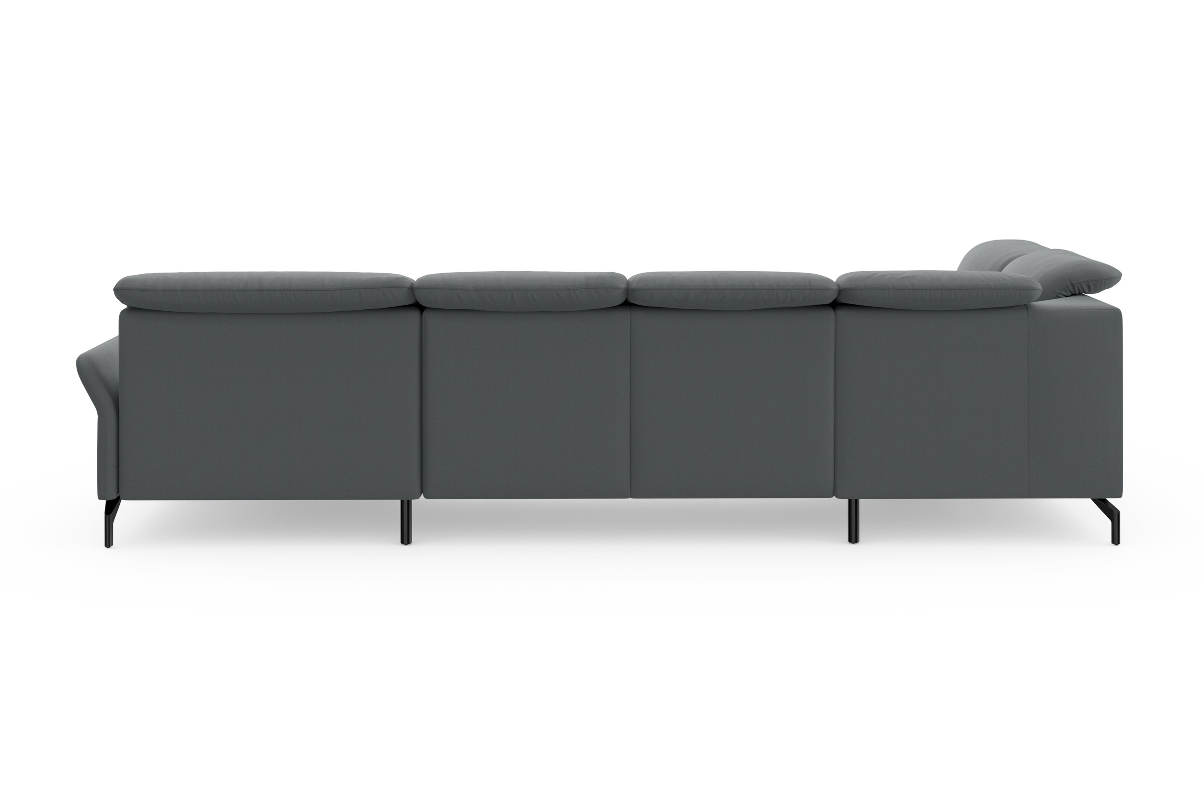 sit&more Wohnlandschaft »Fashion U-Form«, wahlweise mit Kopfteilverstellung, Vorziehsitz, motorisch, Metallfüße