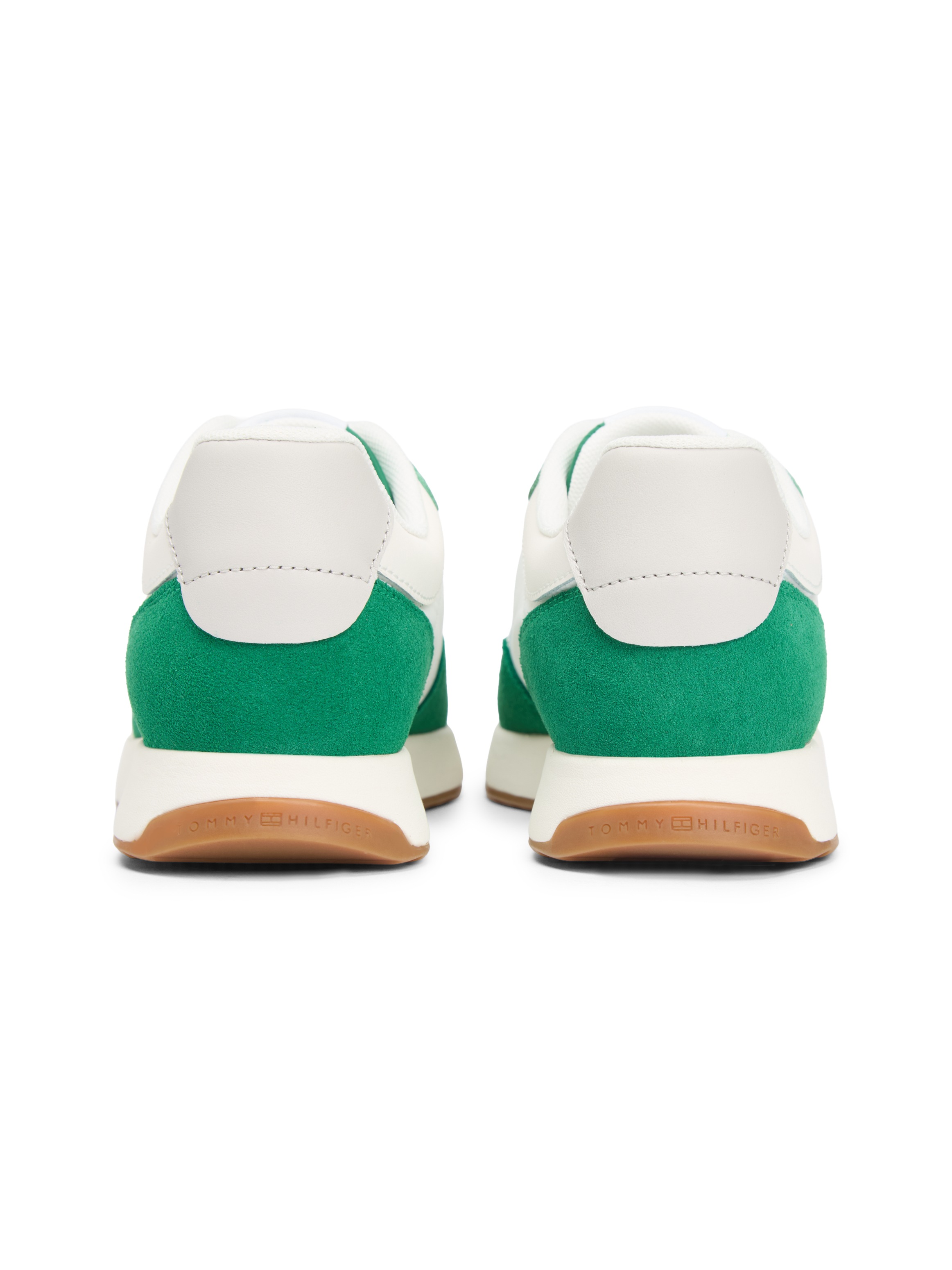 Tommy Hilfiger Plateausneaker »MIX MATERIAL RUNNER«  , Freizeitschuh, Halbschuh, Schnürschuh mit modischem Kontrastbesatz