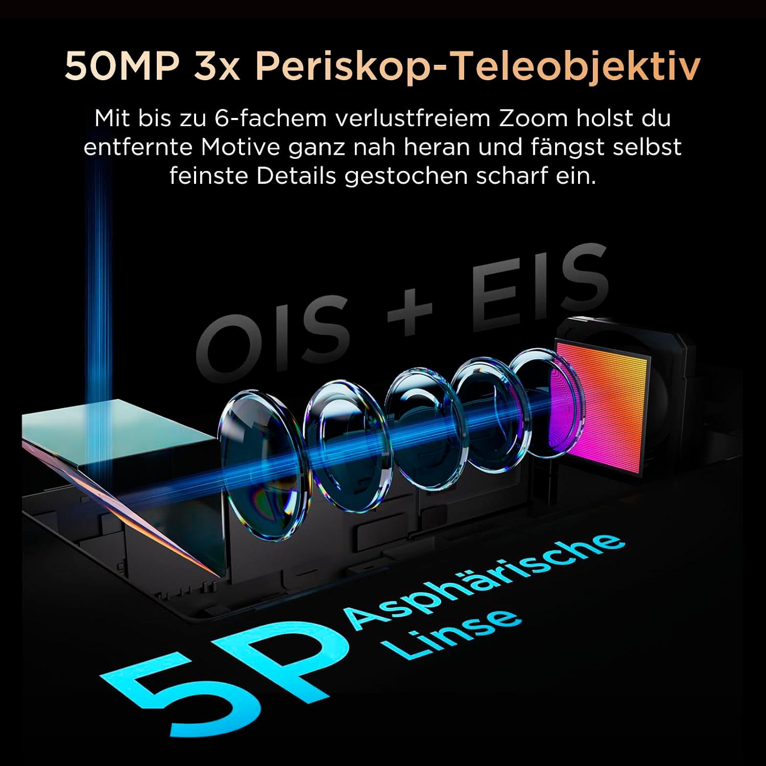 TCL Smartphone »P80 Ultra 512GB« midnight blue