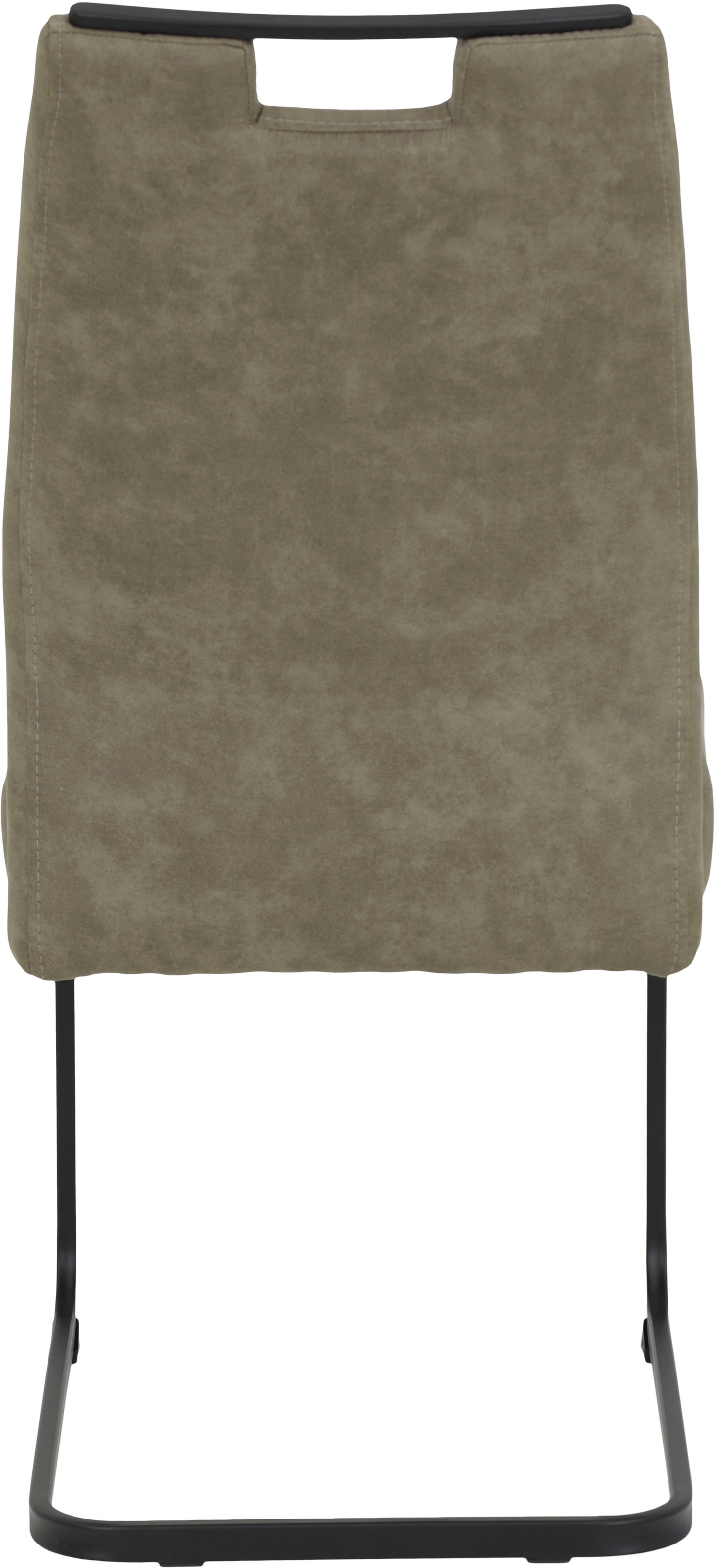 HELA Freischwinger »KERSTIN« (Set) 2 Stk. Microfaser VINTAGE | Polyester Freischwinger, XL Sitzbreite, Griff, Vintage Optik, 140kg belastbar