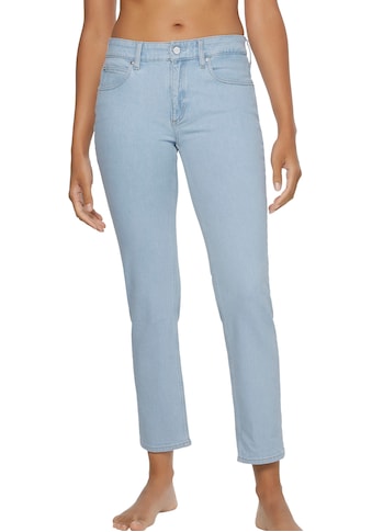 Calvin Klein Slim-fit-Jeans »MID RISE SLIM ANKLE«, mit Clavin Klein Logo-Badge kaufen