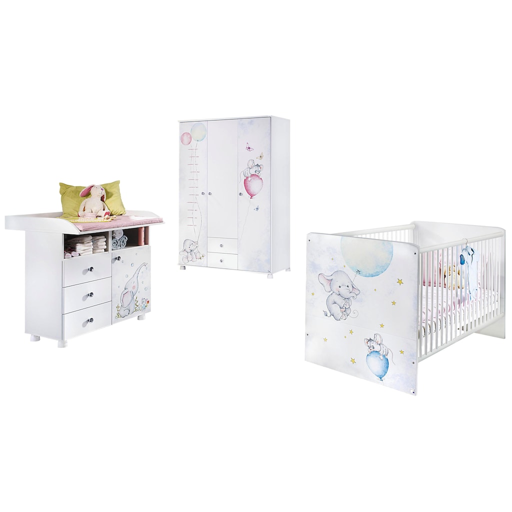 rauch Babyzimmer-Komplettset »Vancouver«, (Set, 3 St.)