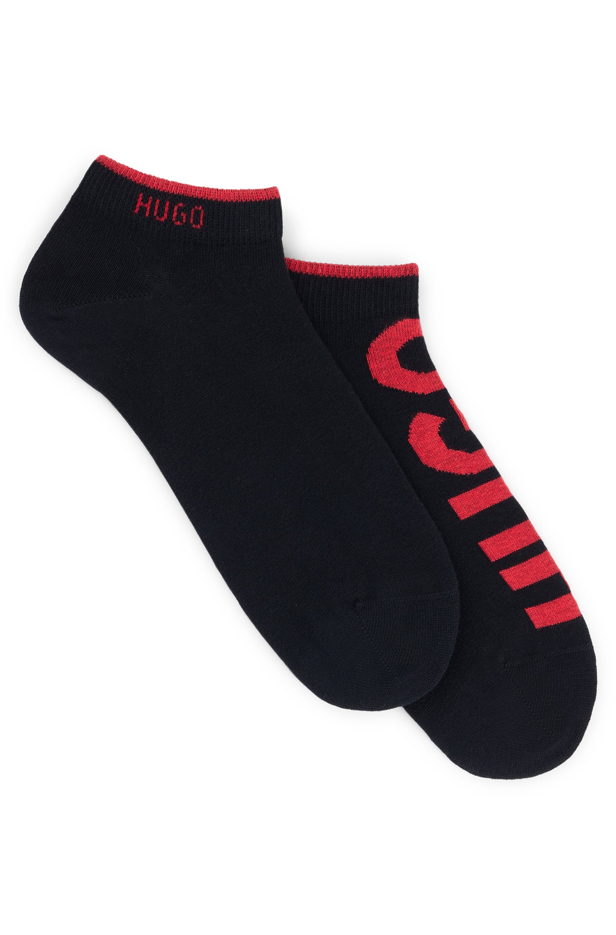 BOSS Businesssocken »2P AS Logo CC«, (Packung, 2 Paar, 2er Pack), mit großem HUGO Logo-Schriftzug