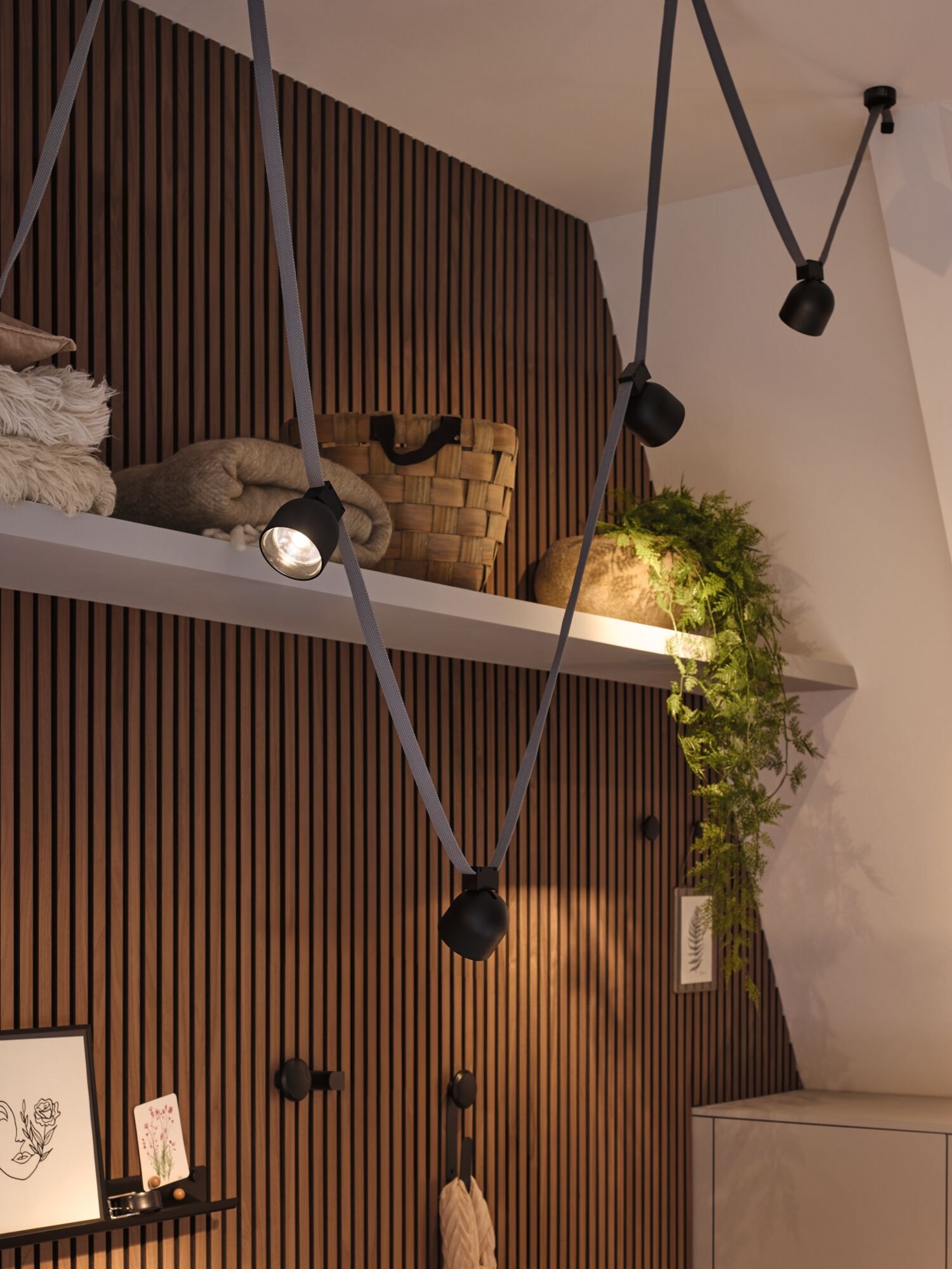 Paulmann Hängeleuchte »ULine Zubehör Gurt Halter  1er-Set  Schwarz« 1 Stk.