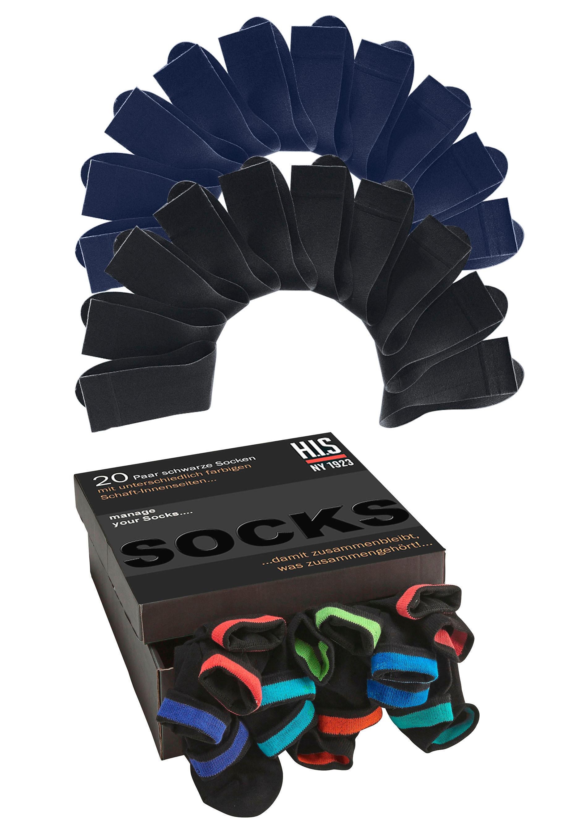 H.I.S Socken, (Set, 20 Geschenkbox shoppen online OTTO in bei praktischer Paar)