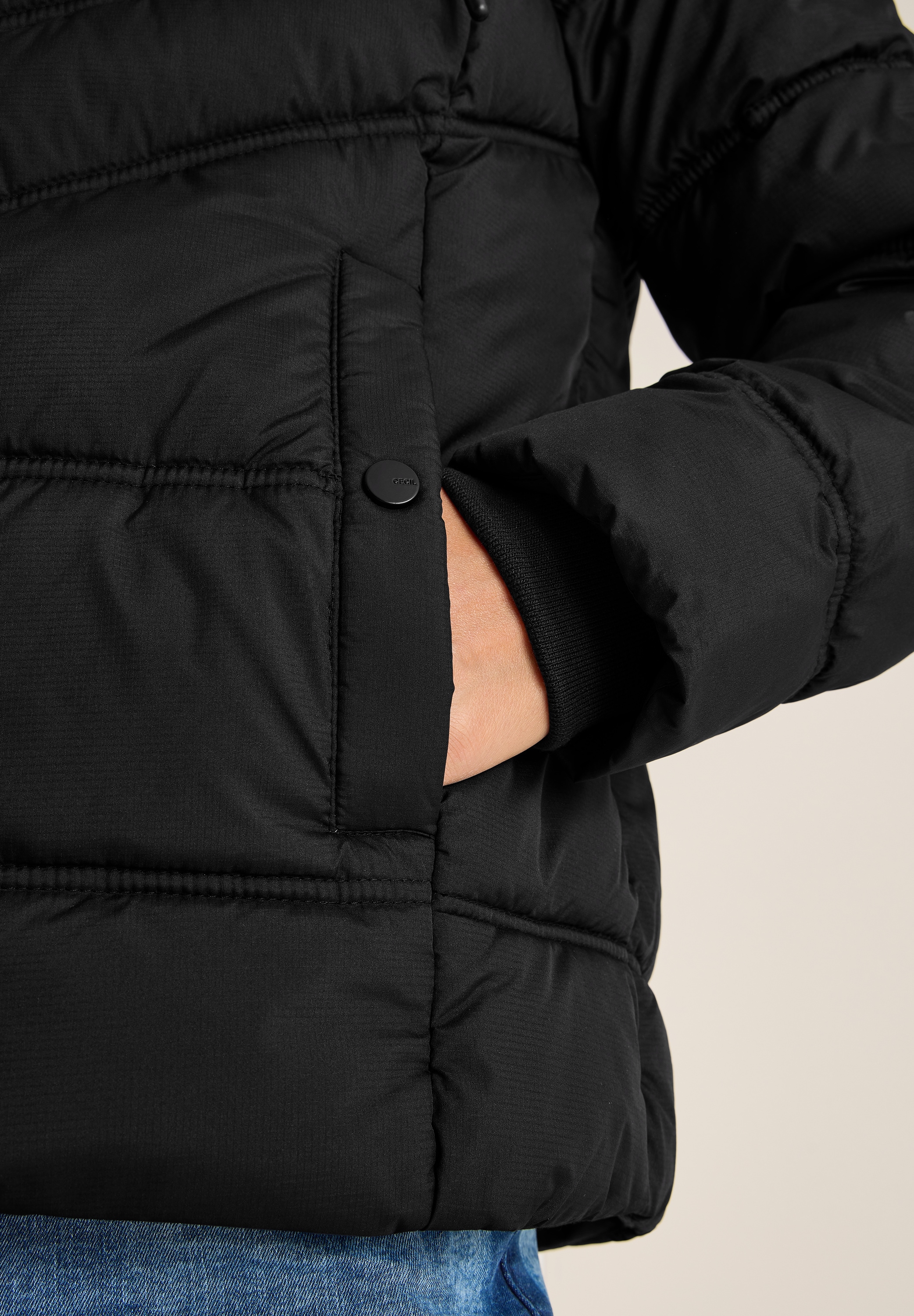 Cecil Steppjacke, mit Kapuze, mit Kapuze