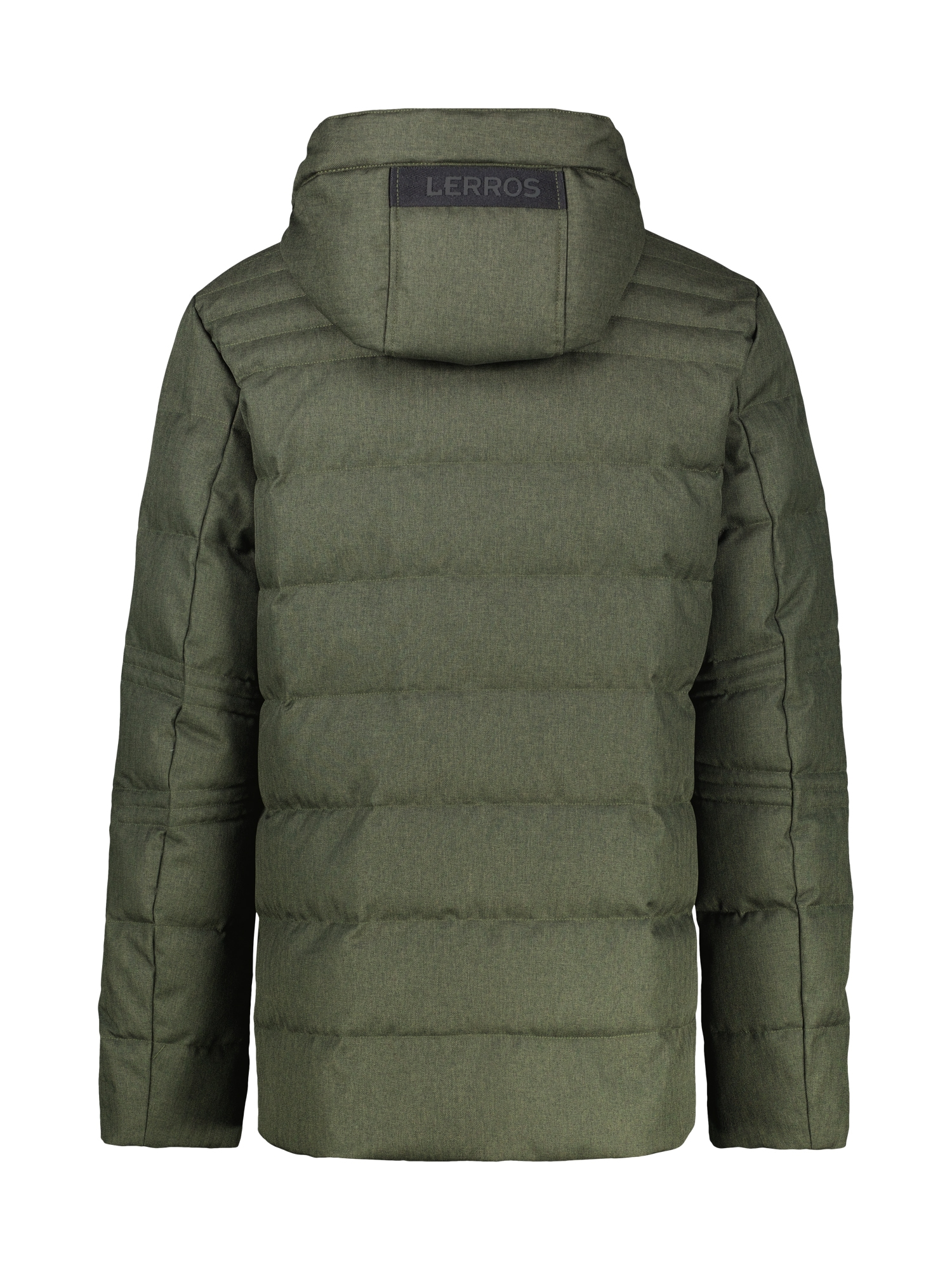 LERROS Steppjacke »LERROS Herren Fieldjacket in Woll-Optik«, mit Kapuze, Wasser- und windabweisend, atmungsaktiv