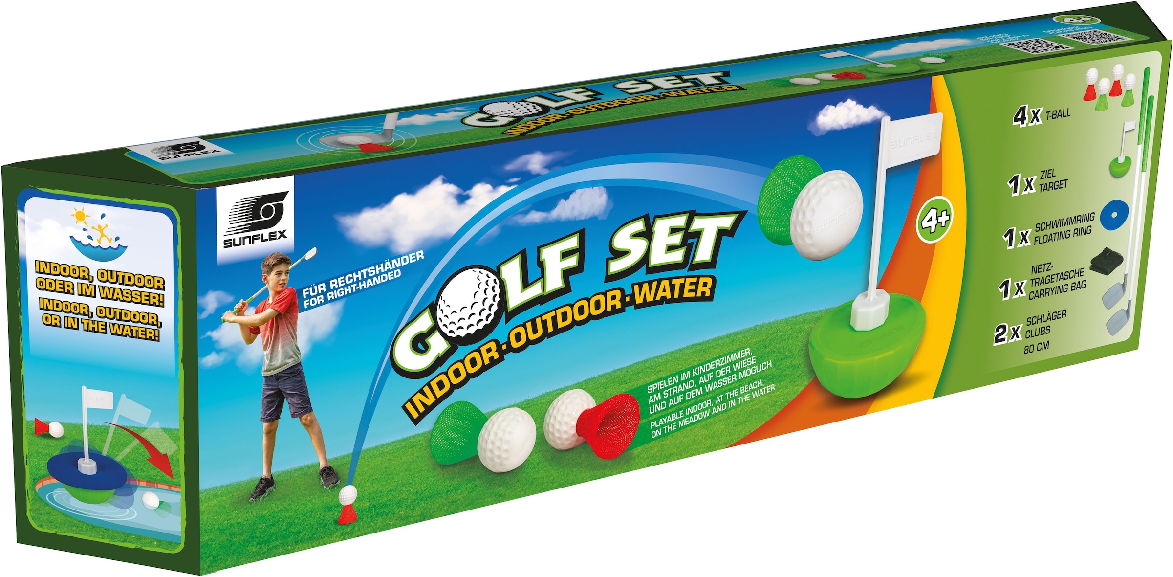Sunflex Eisenschläger »Golf Set für Kinder, Golfschläger ab 4 Jahren«, (Set, 9 tlg.)