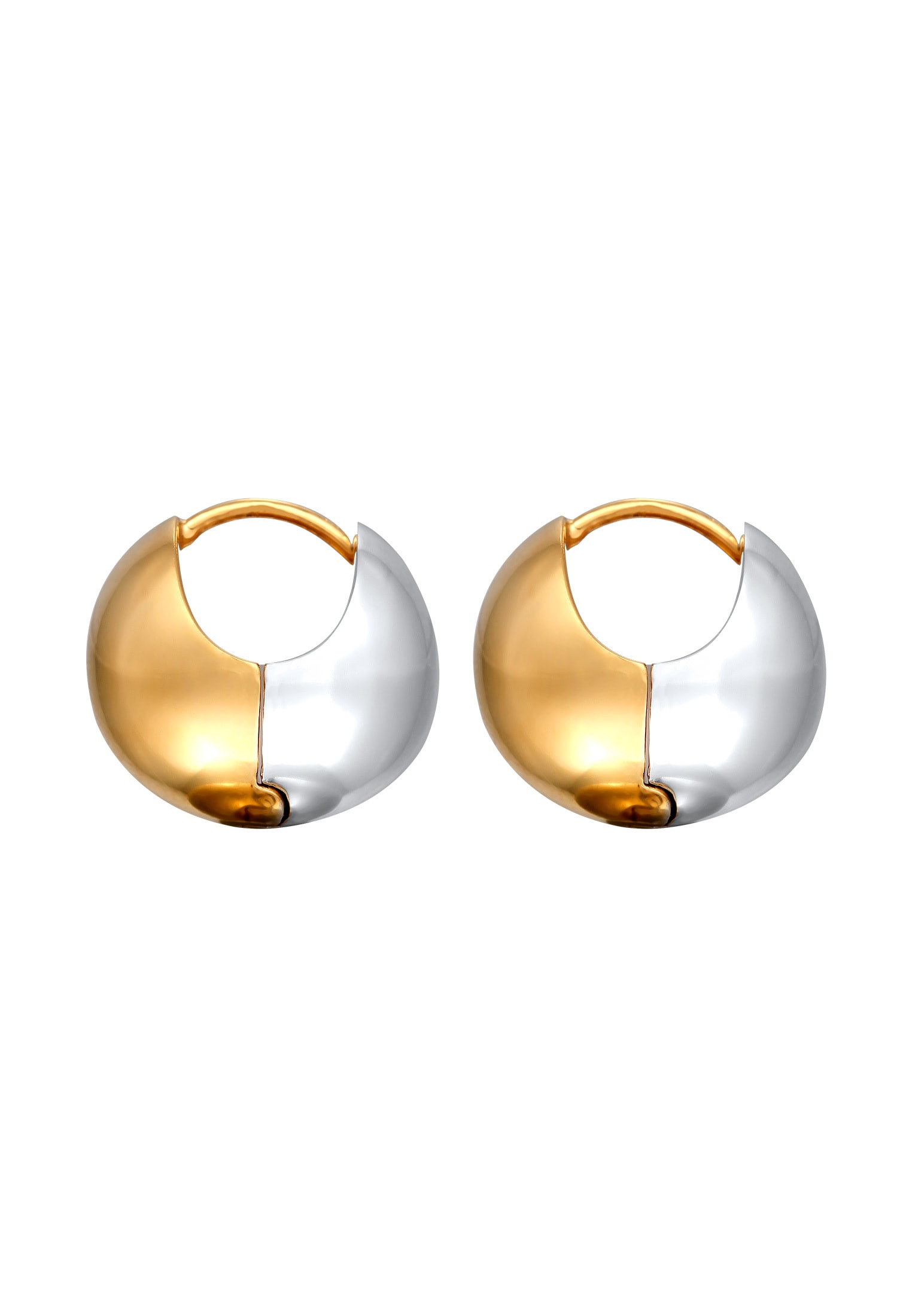 Elli Premium Paar Creolen »Ohrringe Creolen Klein 925 Sterling Silber Creolen«