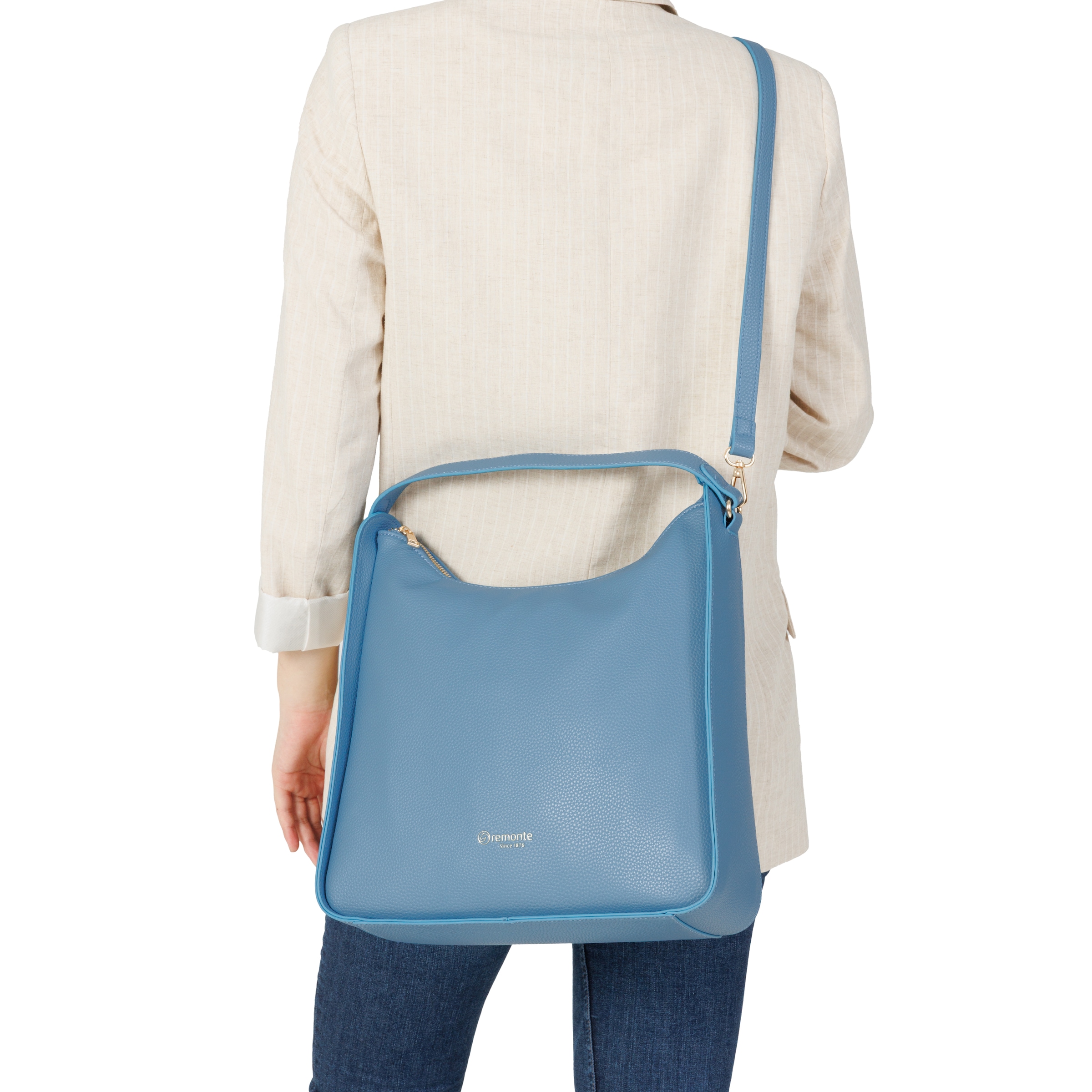 Remonte Hobo Handtasche, Schultertasche mit abnehmbarem Umhängeriemen