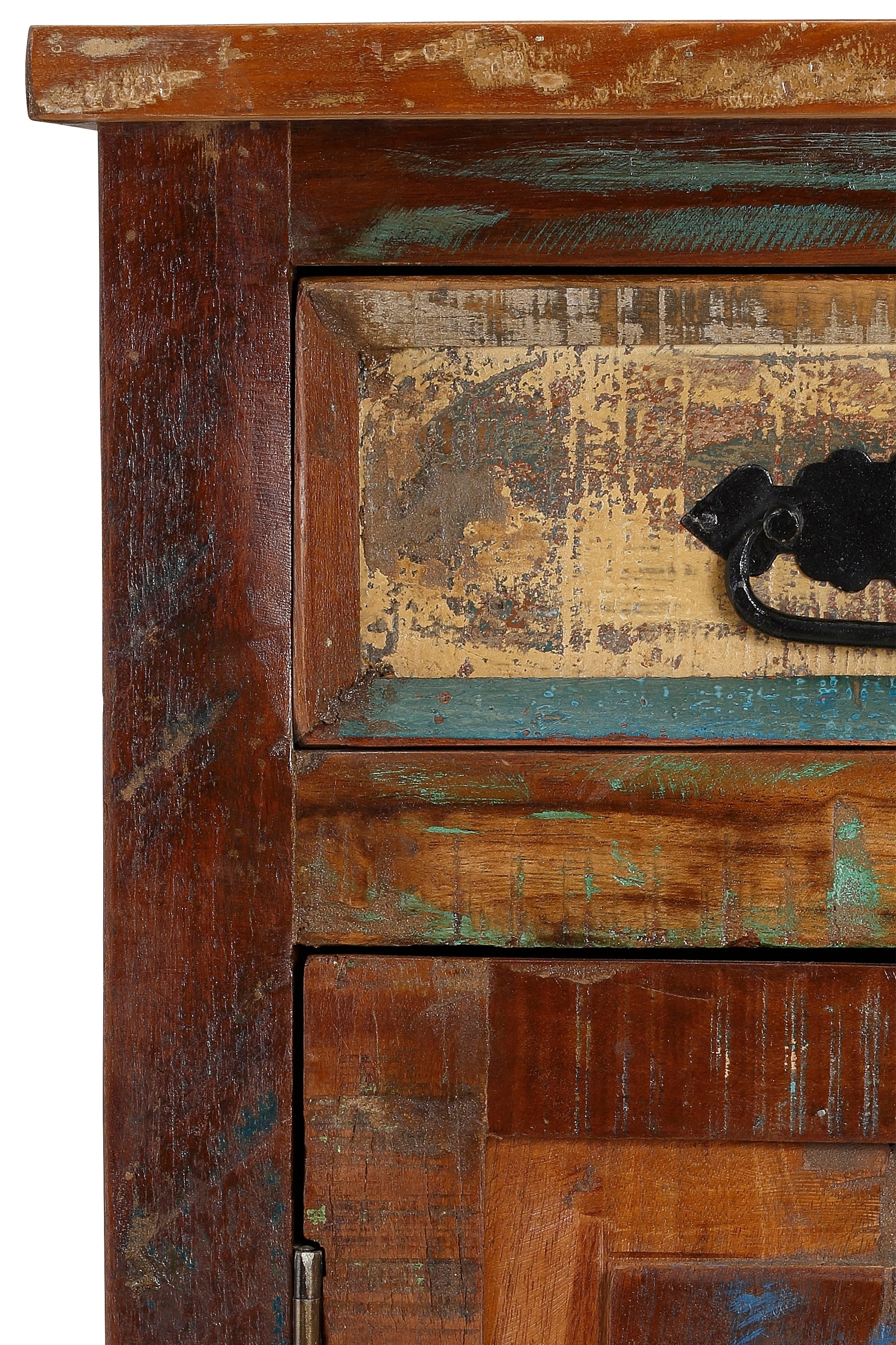 SIT Sideboard »Riverboat« aus recyceltem Altholz, Breite 40 cm, Shabby Chic, Vintage