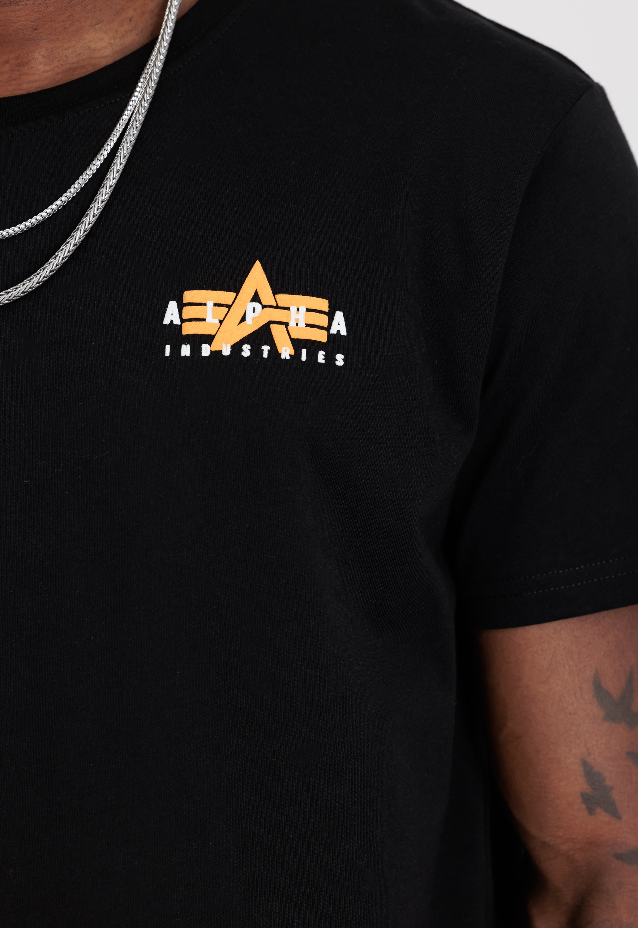 Alpha Industries T-Shirt »Puff Print Logo Backprint T-Shirt T-Shirt«