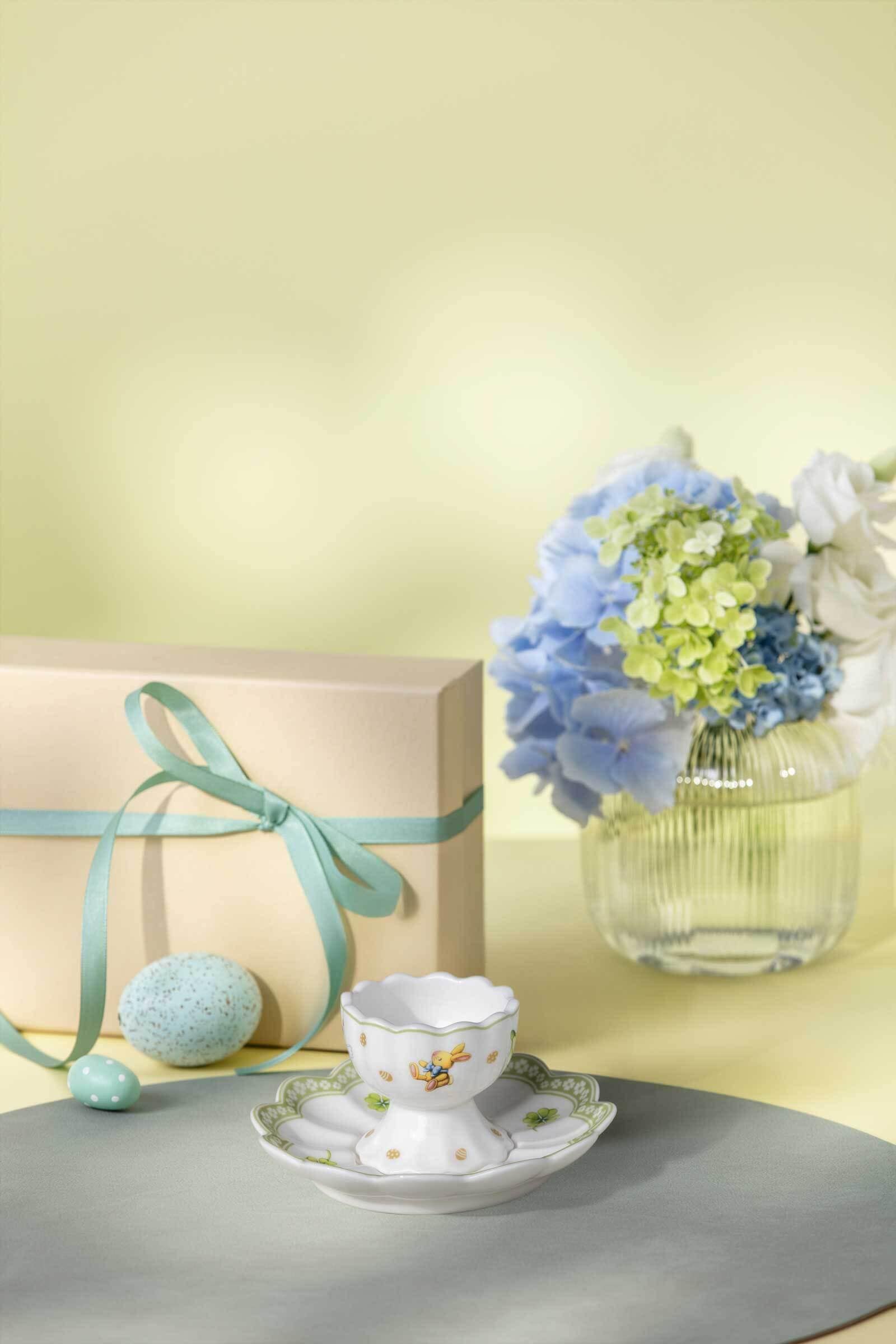 Villeroy & Boch Untertasse »Eierbecher-Unterteller Easter Delight ø 9,9 cm grün« Mikrowellengeeignet