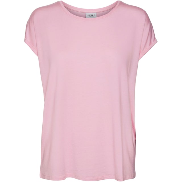 Vero Moda Rundhalsshirt »VMAVA PLAIN SS TOP GAJRS NOOS« bestellen bei OTTO