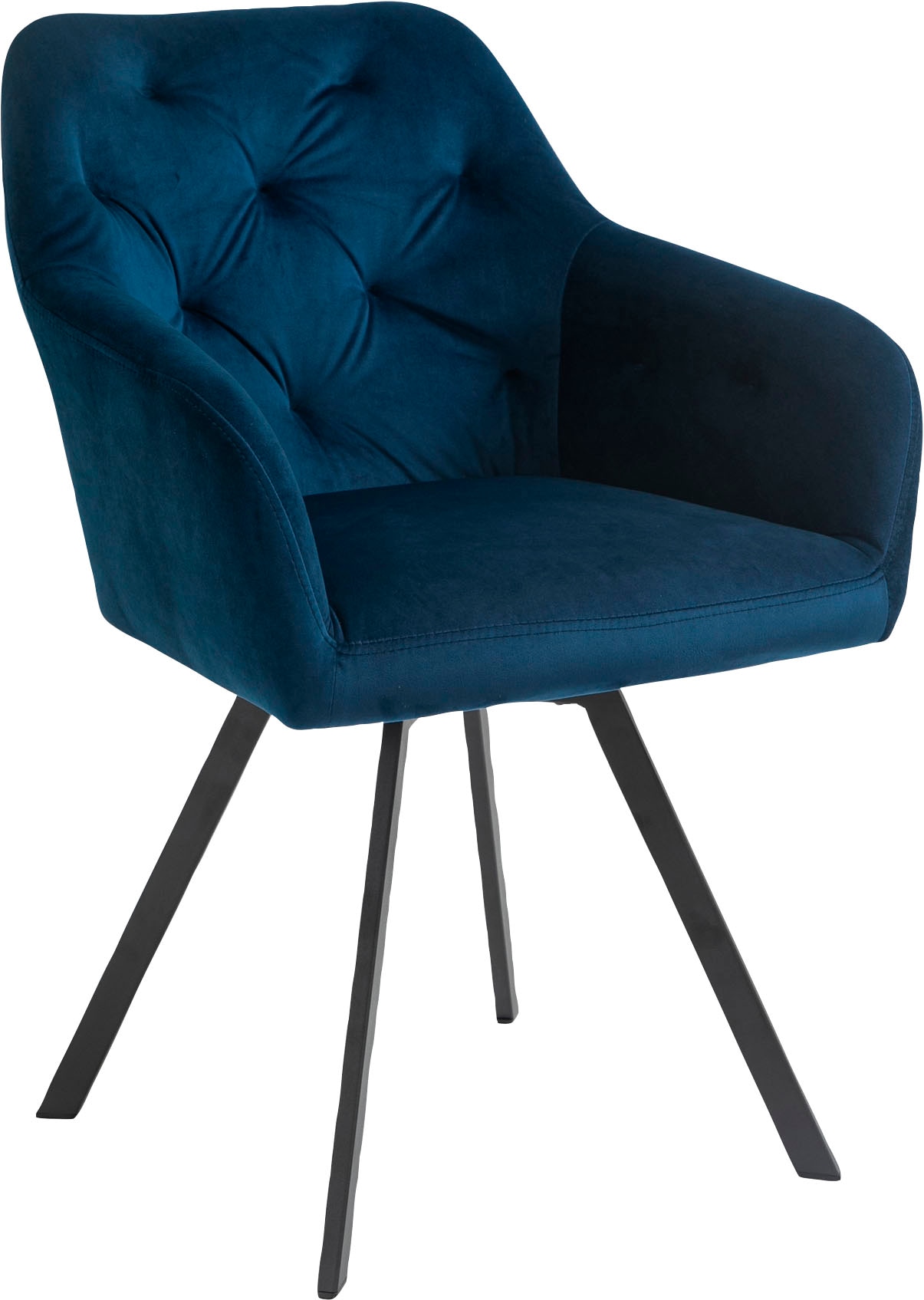 SalesFever Armlehnstuhl, 1 kaufen Drehplatte der 360° Sitzfläche unter online Samt, St