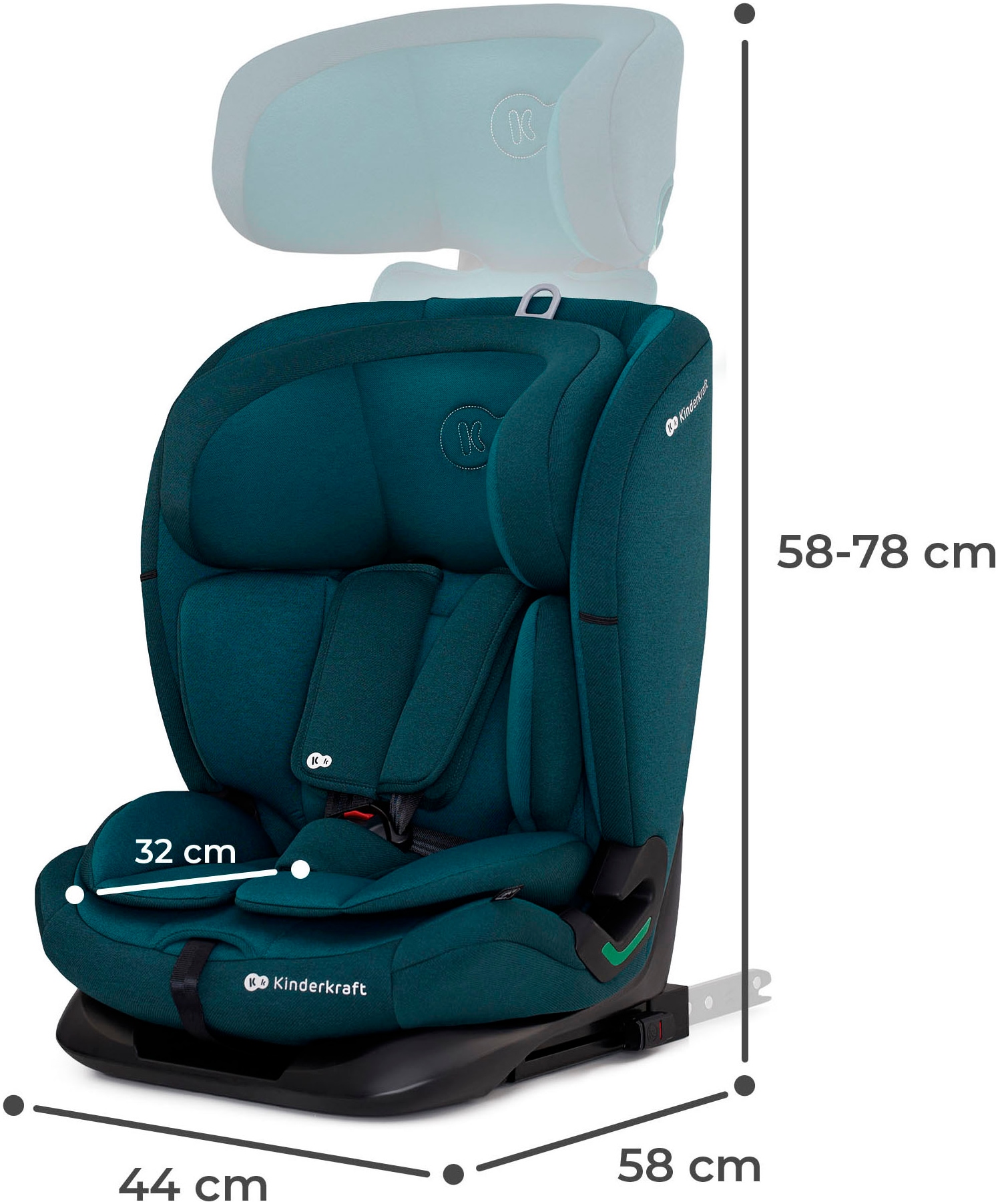 Kinderkraft Autokindersitz Klasse I / II / III (9-36 kg)