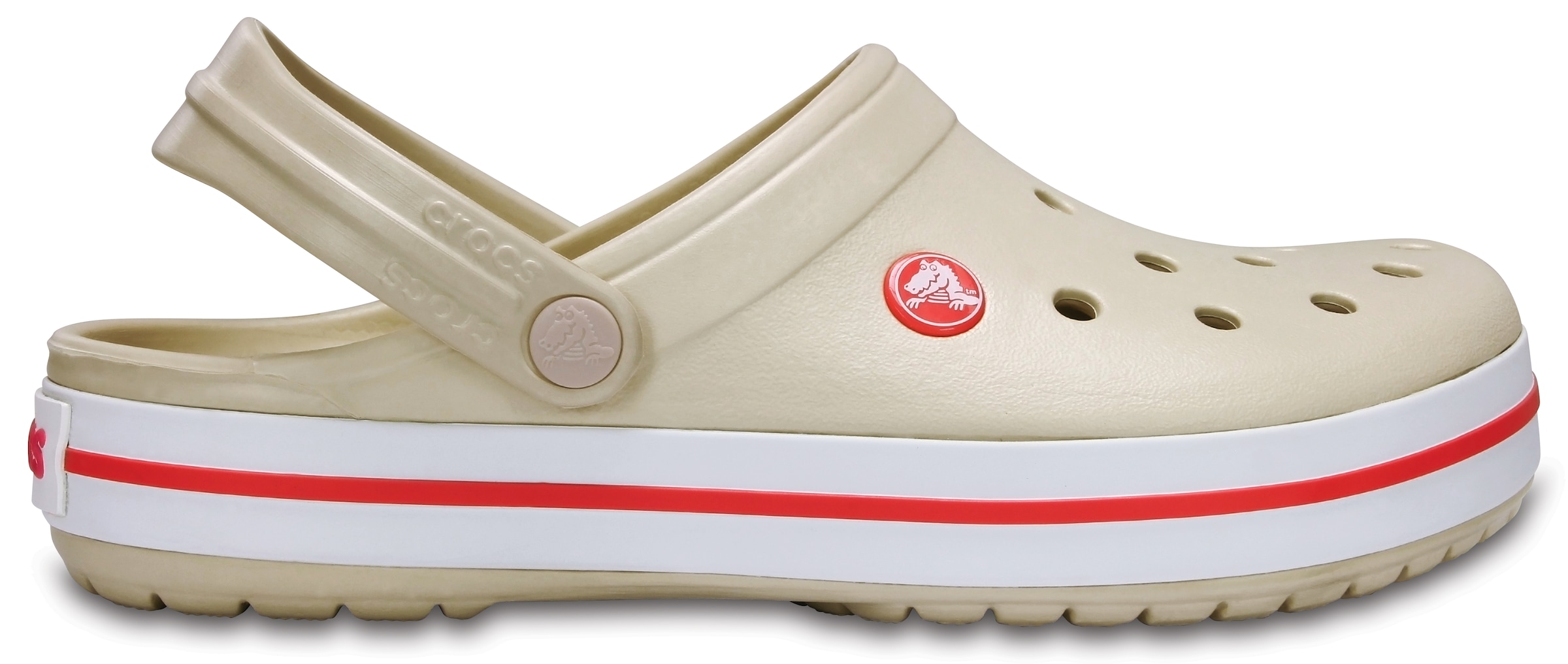 Crocs Clog »Crocband Clog«  ,Sommerschuh, Schlappen, Hausschuh mit zweifarbiger Laufsohle