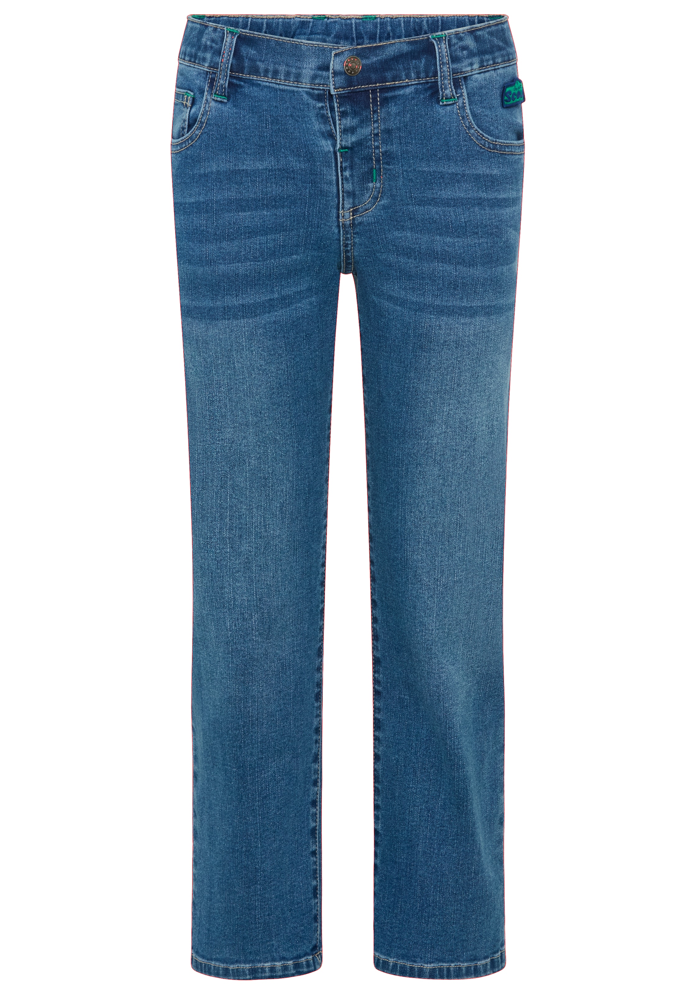 Scout Straight-Jeans »Gerade Schlupf-Stretchjeans - NEU von SCOUT« für Jungen, straight fit, mit mehreren Taschen inklusive Coinpocket