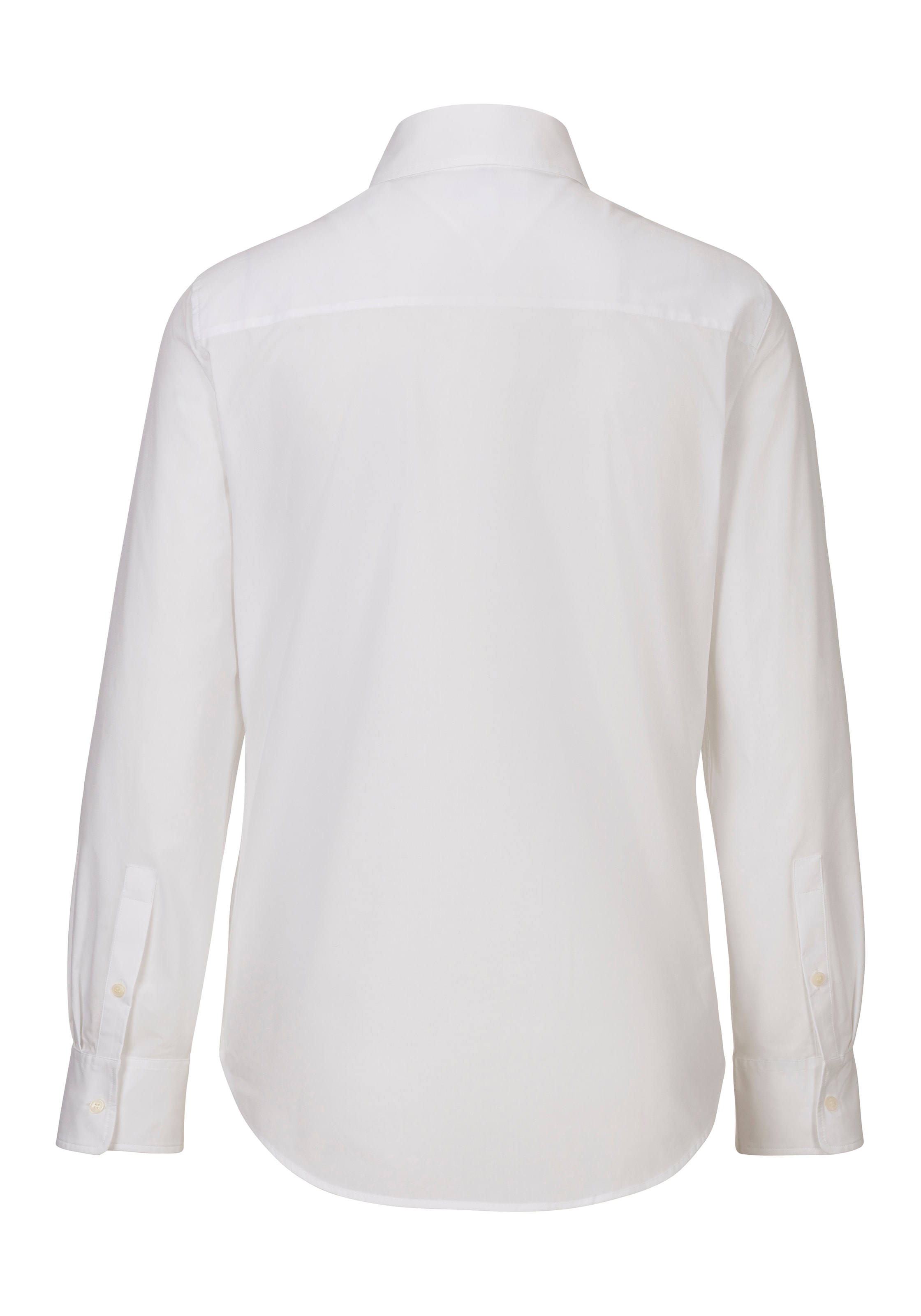 Tommy Hilfiger Hemdbluse »STRETCH REGULAR LS SHIRT«, gesticktem Tommy Hilfiger Logo