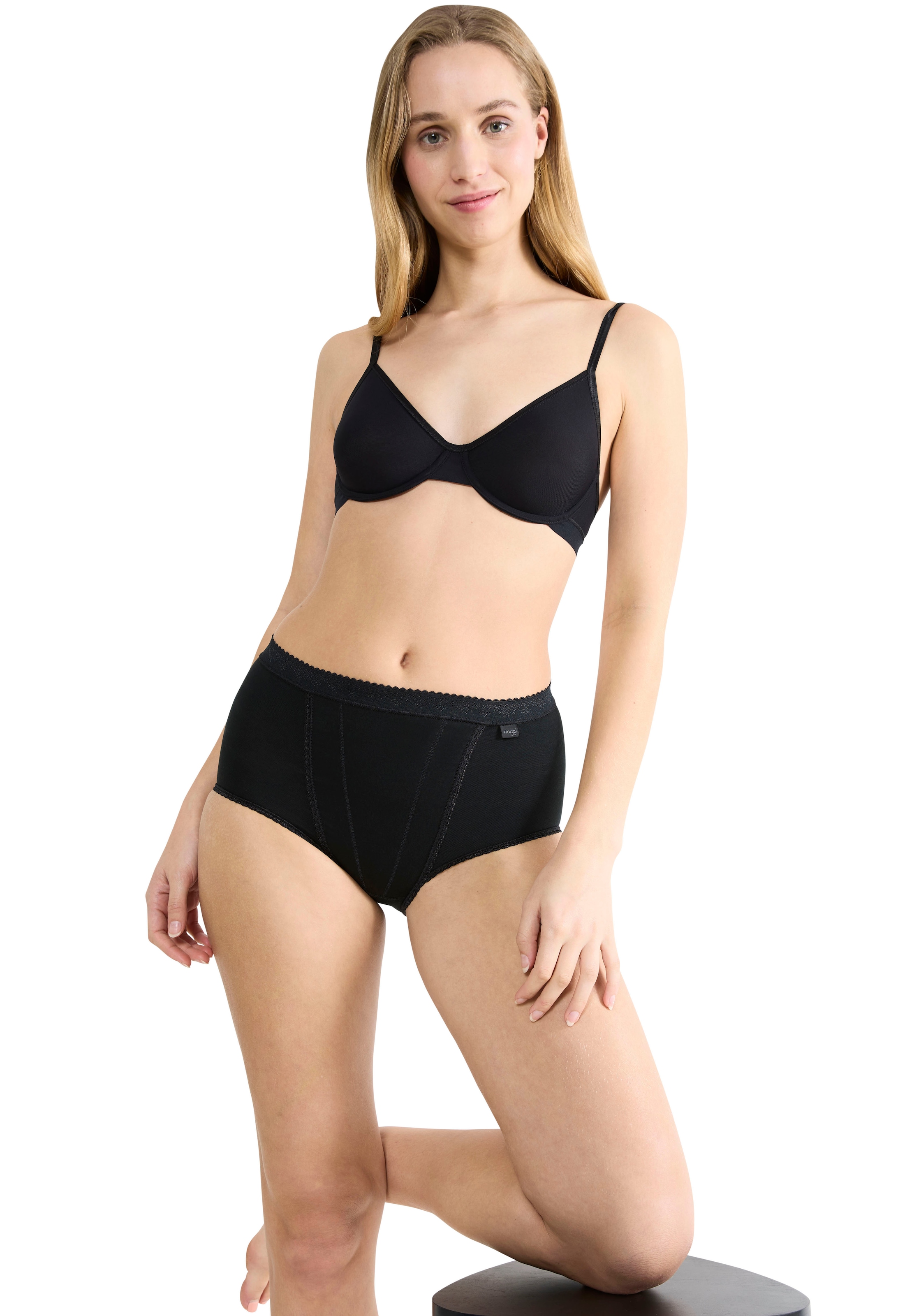 sloggi Shapingslip »Control«, doppellagige Bauchpartie, formend, Baumwollmix, elastisch