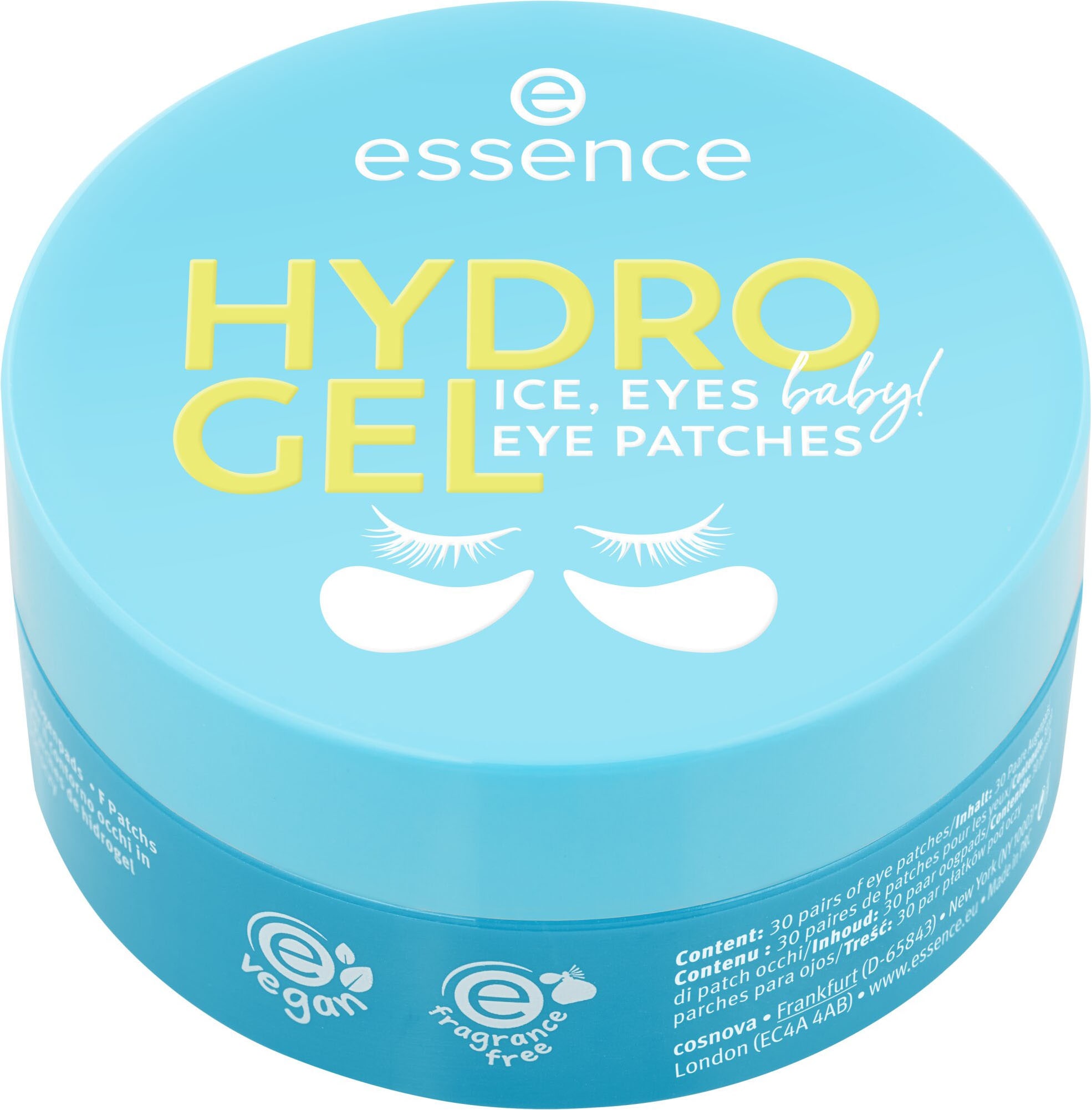 Augenpflege-Set »HYDRO GEL eye patches ICE, EYES, baby! 30 Pairs«