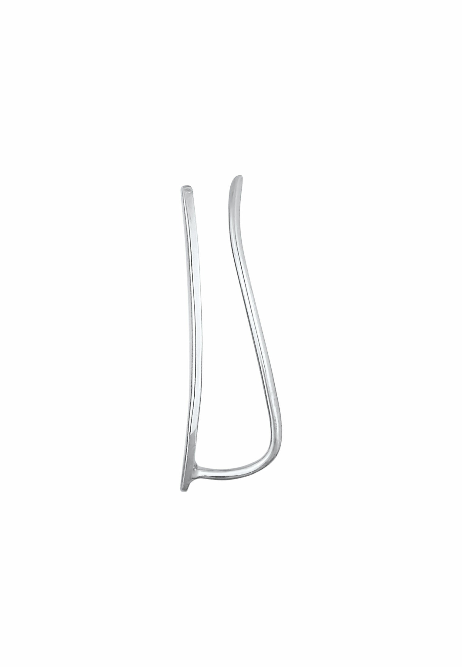 Elli Ohrklemme »Ohrringe Single Earclimber Ohrklemme Gewölbt 925 Silber«