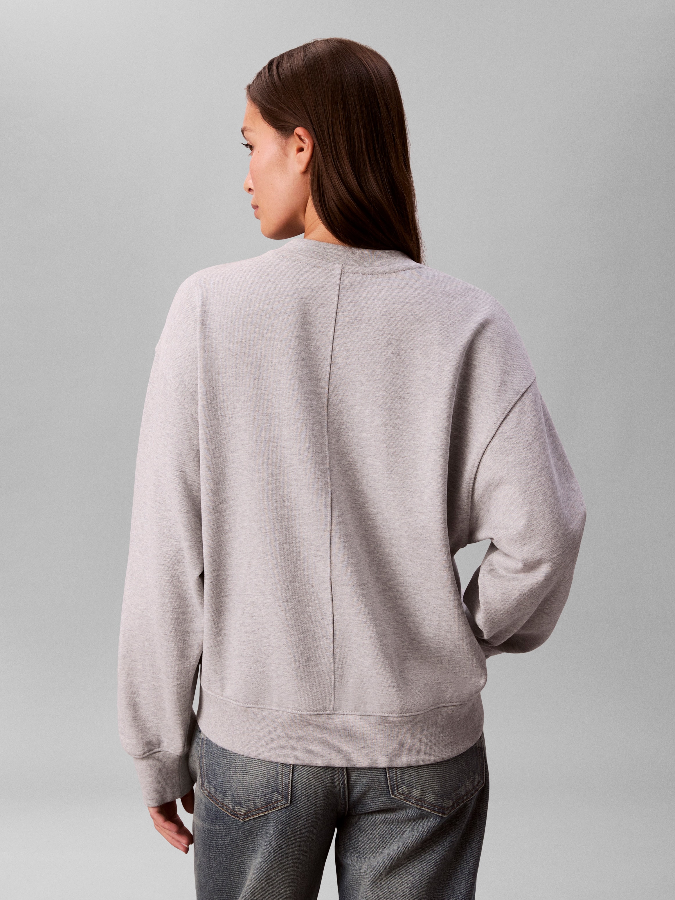 Calvin Klein Jeans Sweatshirt , Regular fit mit V-Ausschnitt
