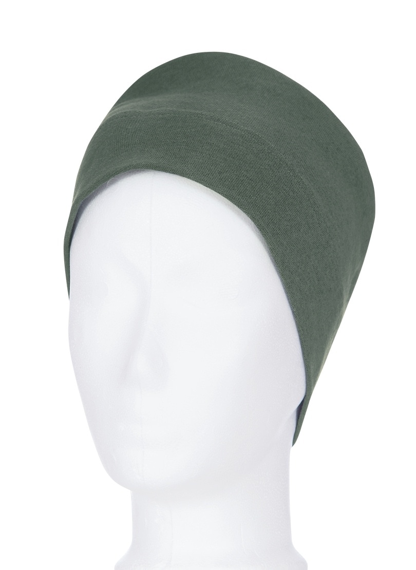 Trigema Damen Strickmütze »TRIGEMA Soft-Cap« 1 Stk. tlg. in grün, Größe 900