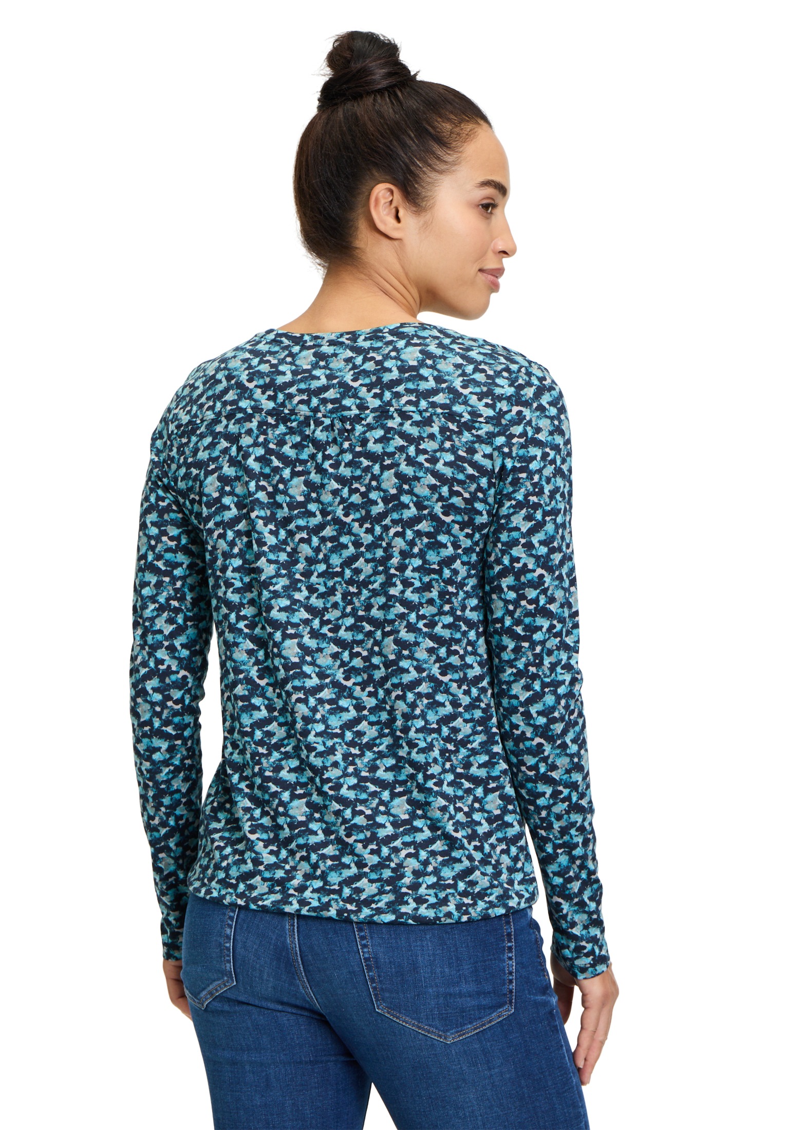 Betty&Co Langarmshirt »Blusenshirt mit Gummizug«