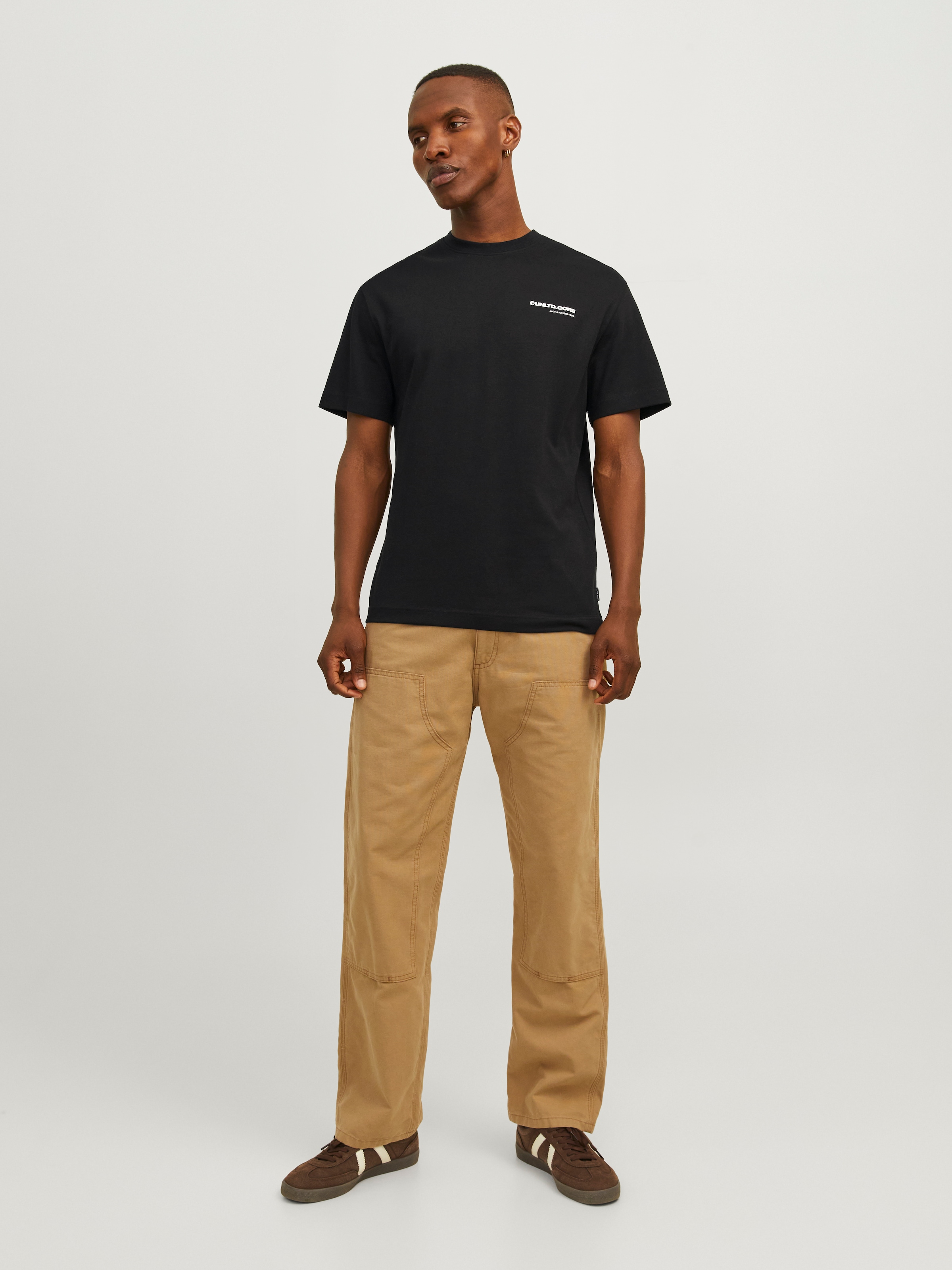 Jack & Jones Rundhalsshirt »JCOAERO PRINT TEE SS CREW NECK NOOS«