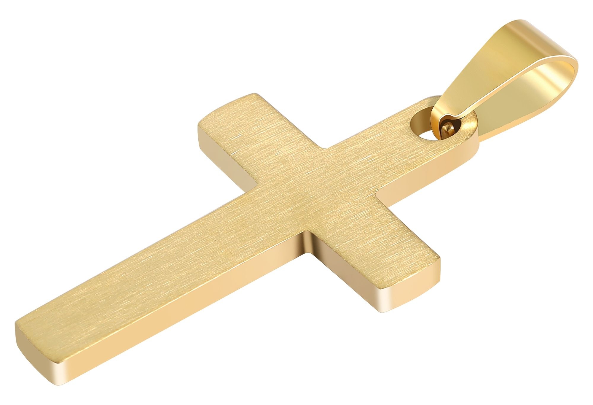 Adelia´s Kreuzanhänger »Unisex Anhänger ¿ Kreuz Kreuzanhänger aus Edelstahl«