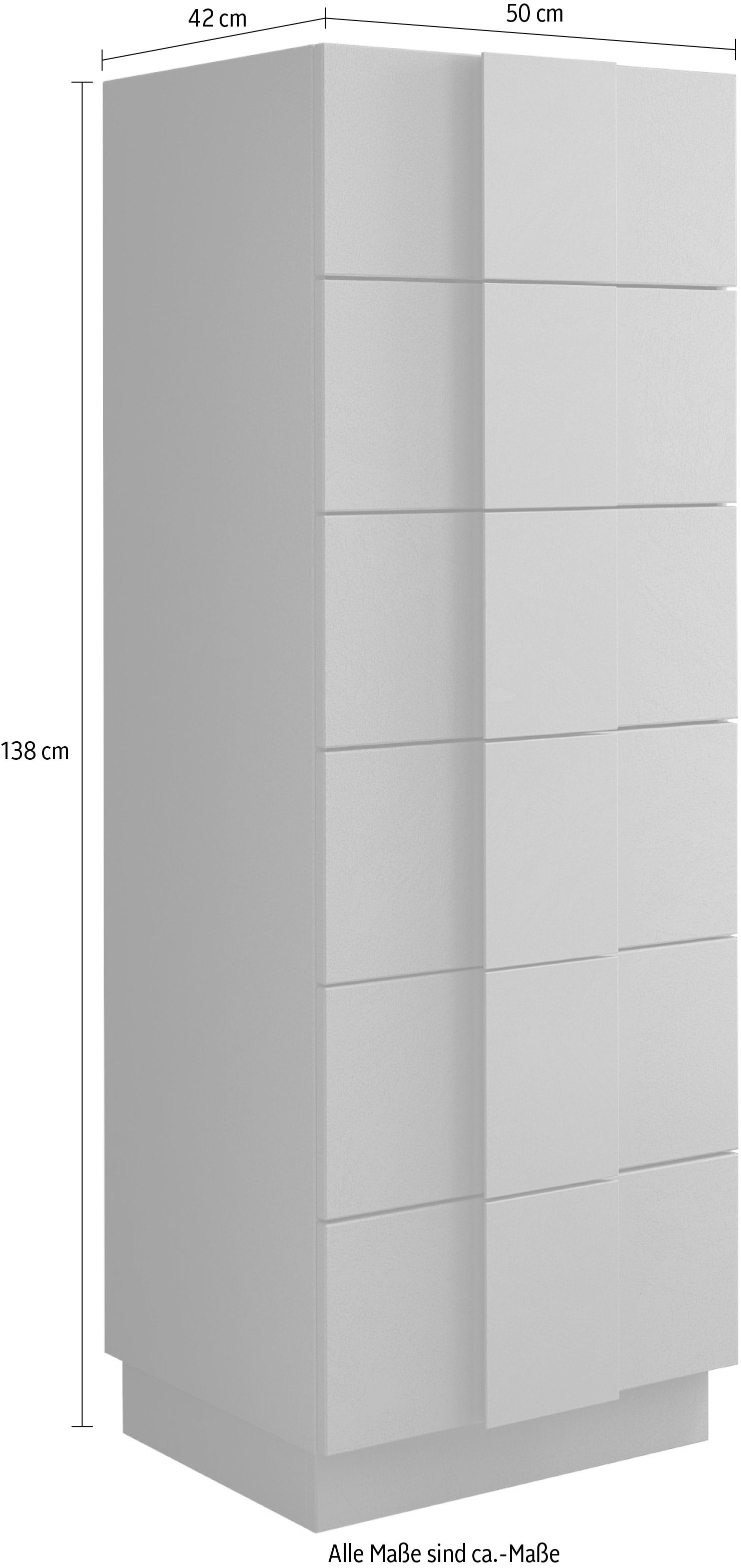 INOSIGN Schubkastenkommode »Jupiter, Kommode, Beistellkommode, Hochkommode, 6 Schubladen«