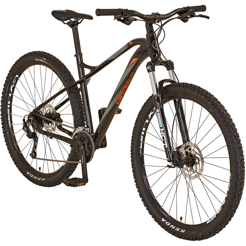 Prophete Mountainbike »GRAVELER 20.BMM.10 Mountain-Bike 29"«, 24 Gang, Shimano, Shimano Altus Schaltwerk, Kettenschaltung