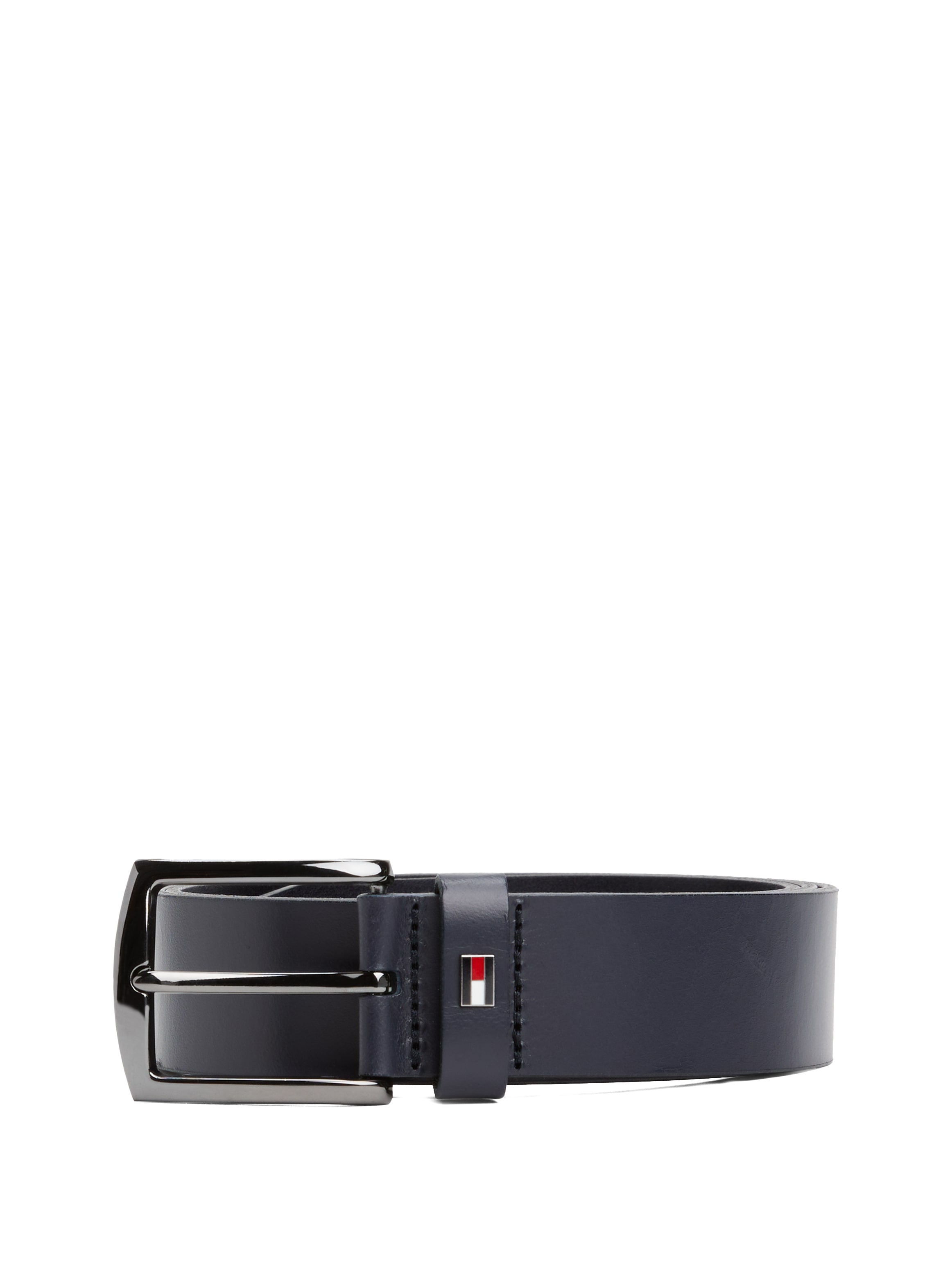 Tommy Hilfiger Ledergürtel »DENTON 3.5 EXT«, Einfachdornschließe, Metalllogo