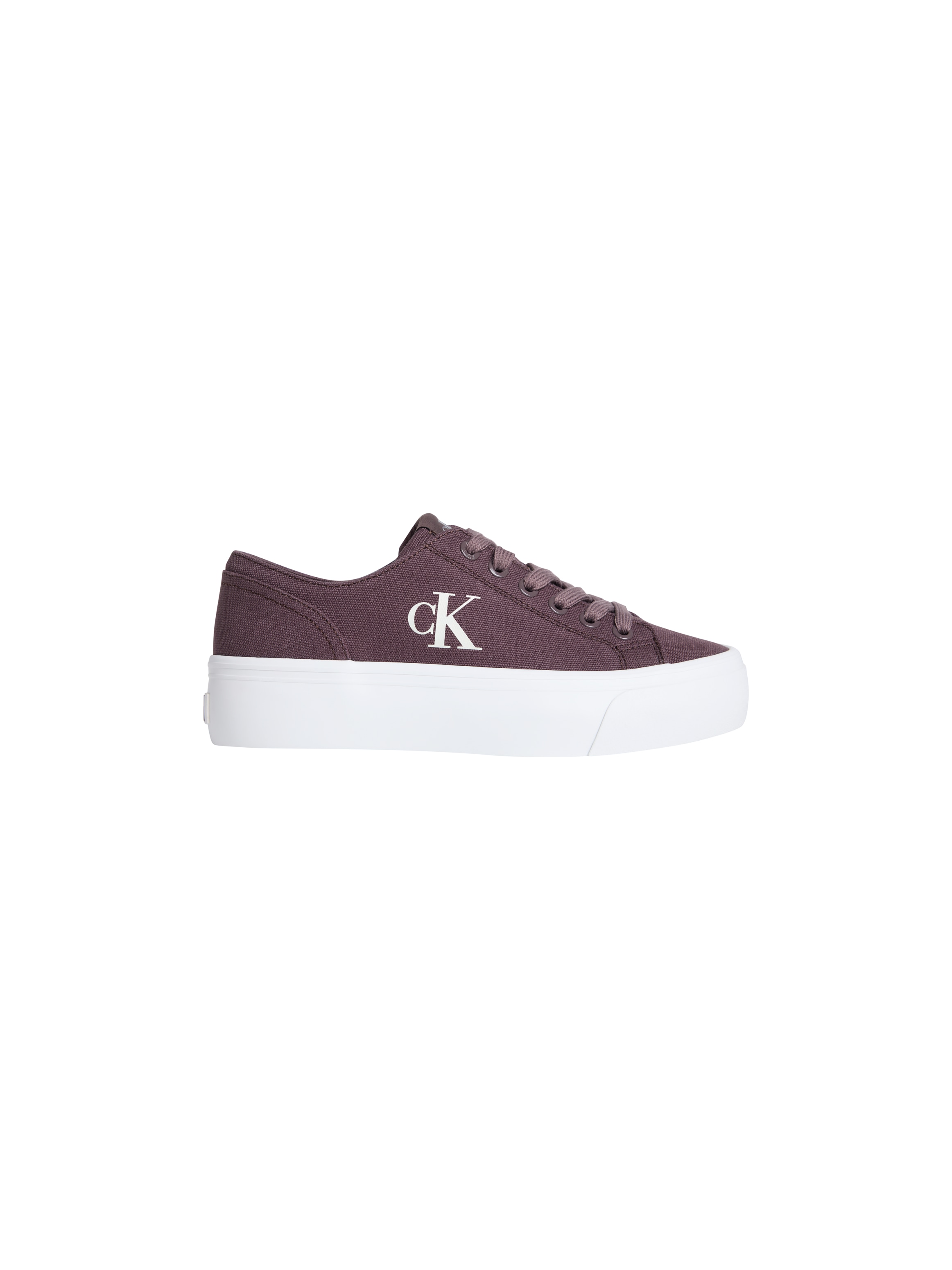 Calvin Klein Jeans Plateausneaker »VULC FLATFORM LOW CV MG«  Schnürschuh, Freizeitschuh, Halbschuh mit seitlichem Logo