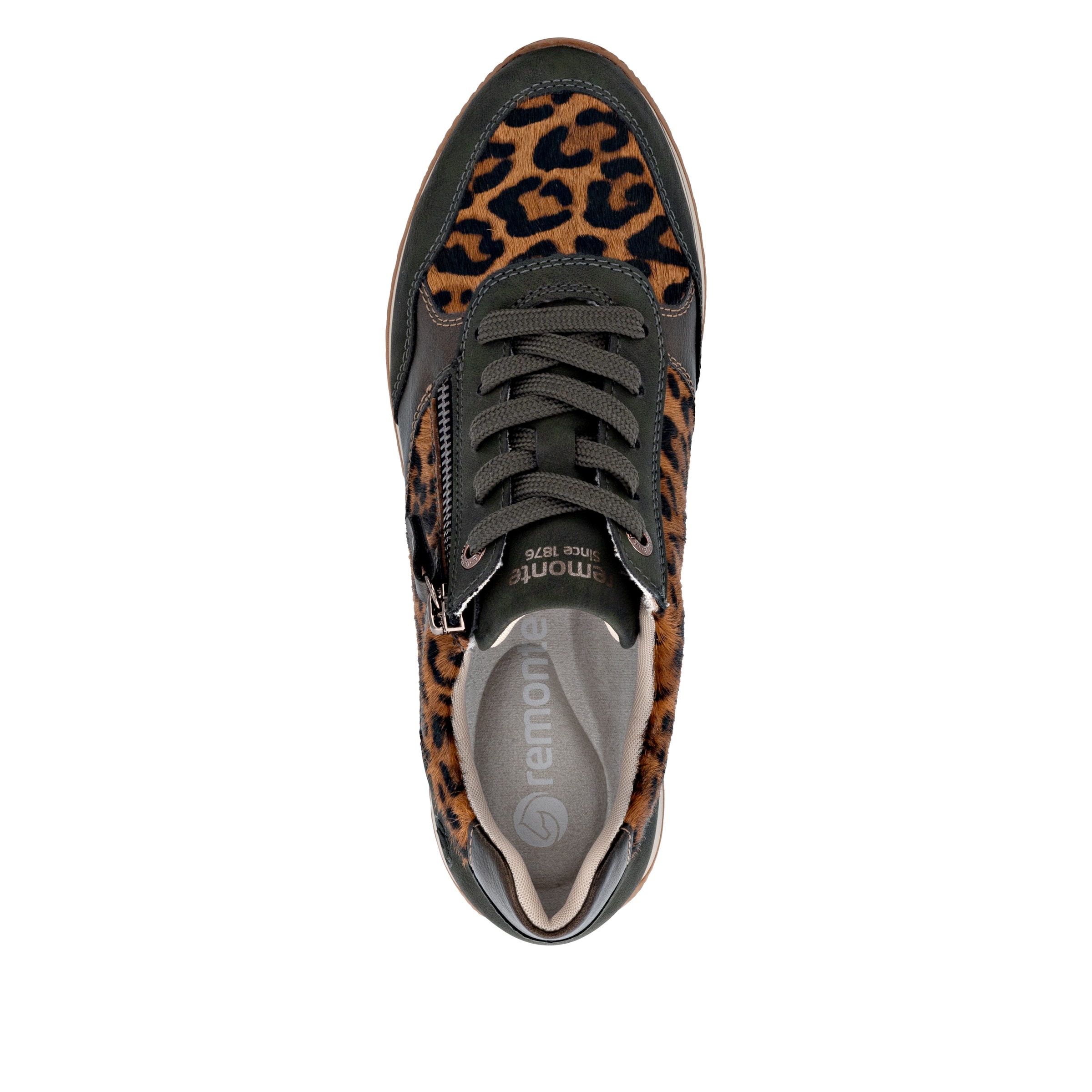 Remonte Keilsneaker, Schnürschuh, Halbschuh, Casual-Sneaker mit Innenreißverschluss